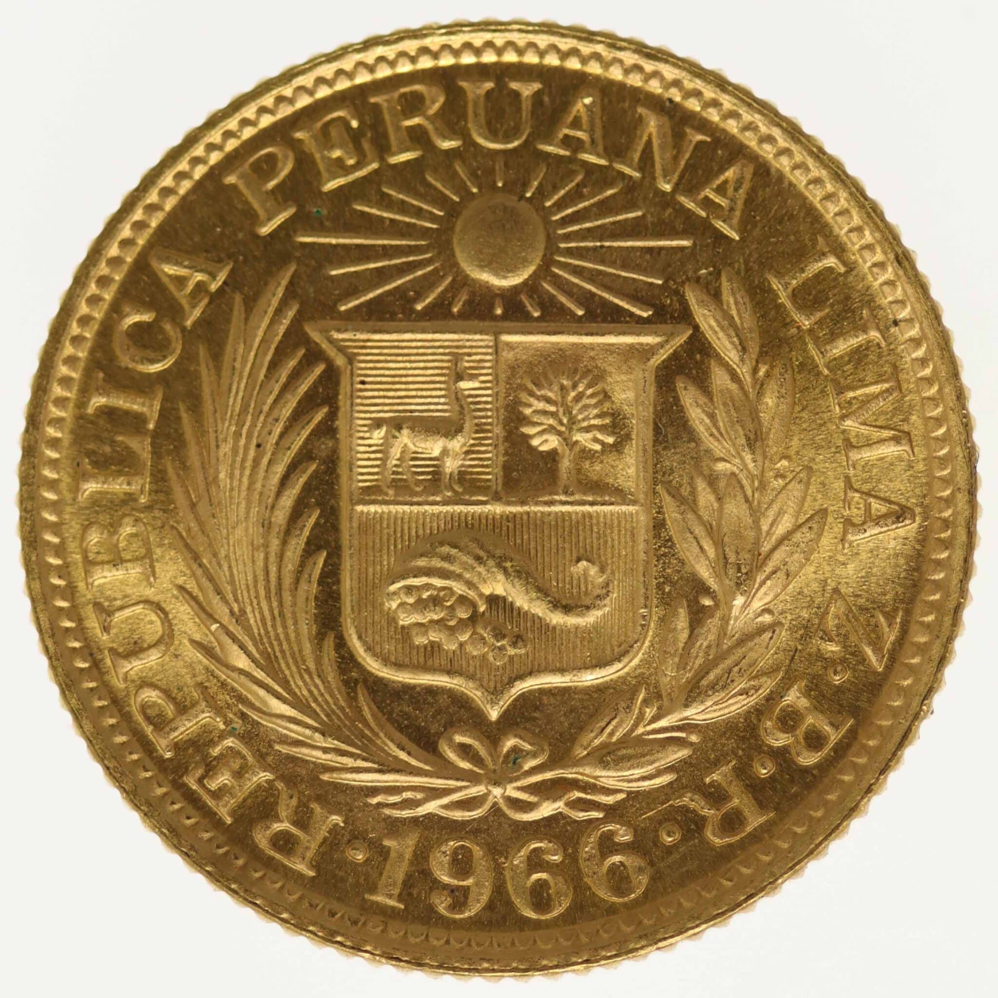 Peru Libra 1966 peru - Peru Libra 1966
