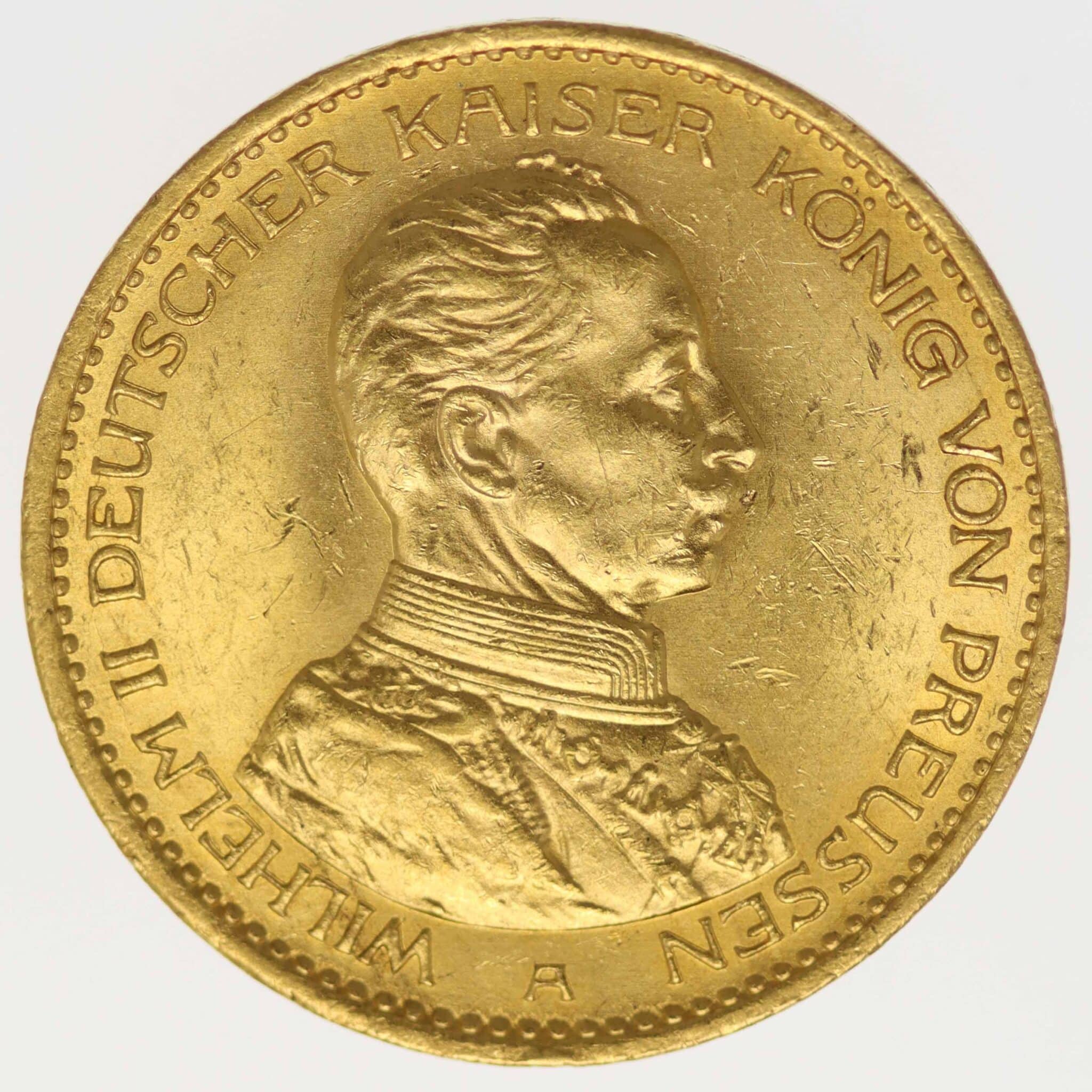 Preussen Wilhelm II. 20 Mark 1915 A deutsches-kaiserreich-ab-1871 - Preussen Wilhelm II. 20 Mark 1915 A