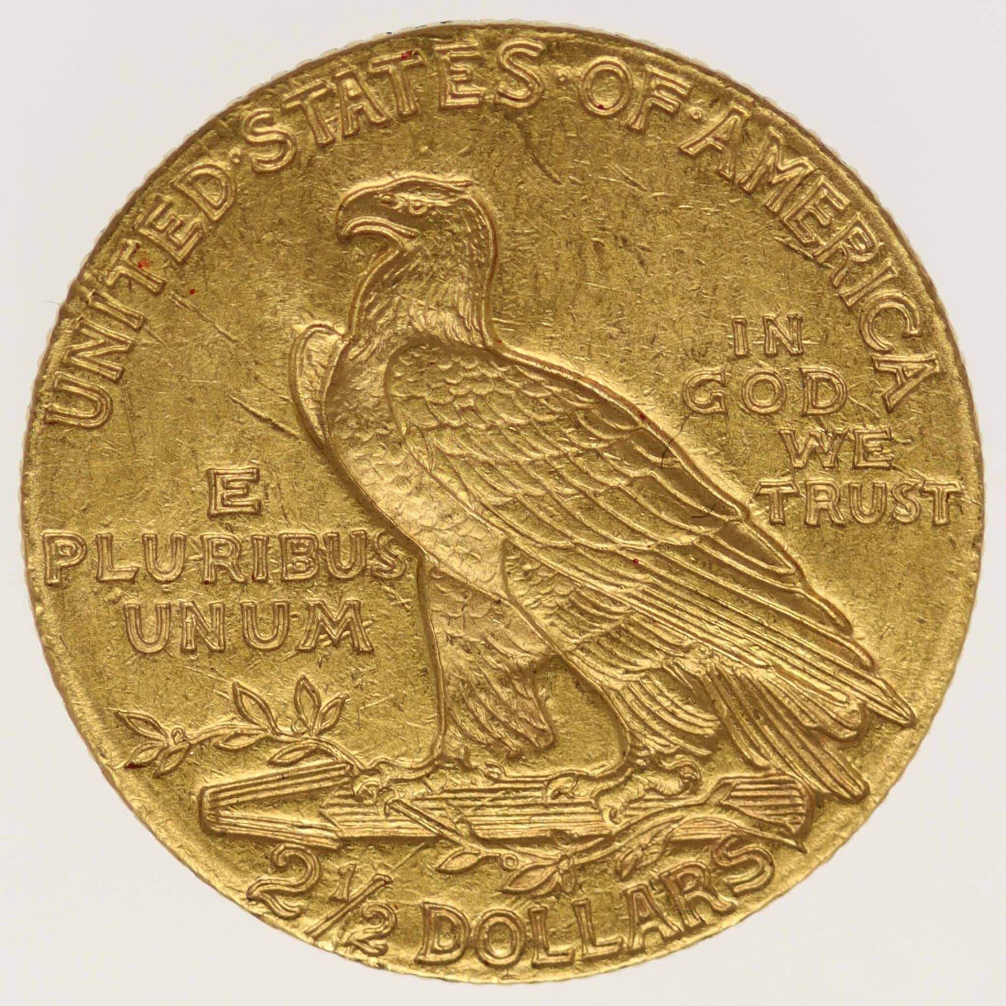 usa - USA 2,5 Dollars 1910 Indianer