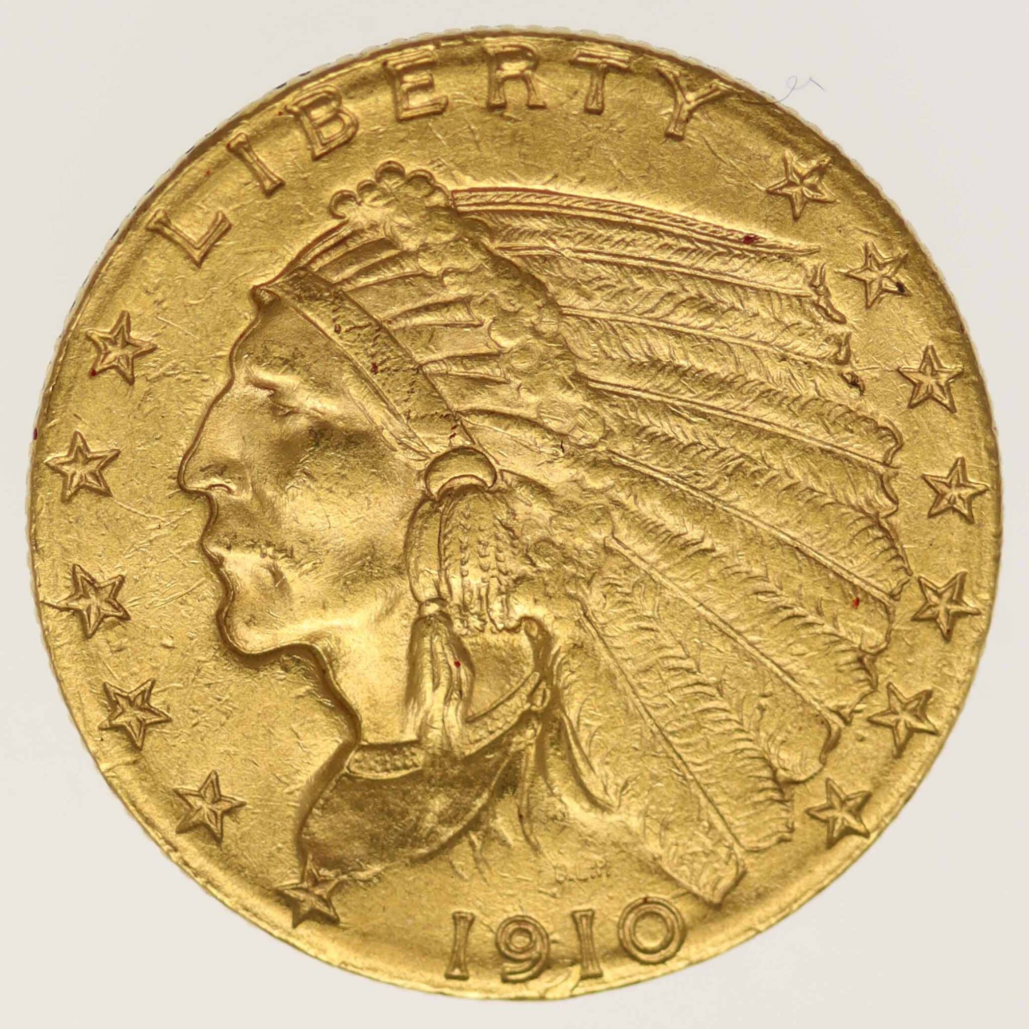 usa - USA 2,5 Dollars 1910 Indianer
