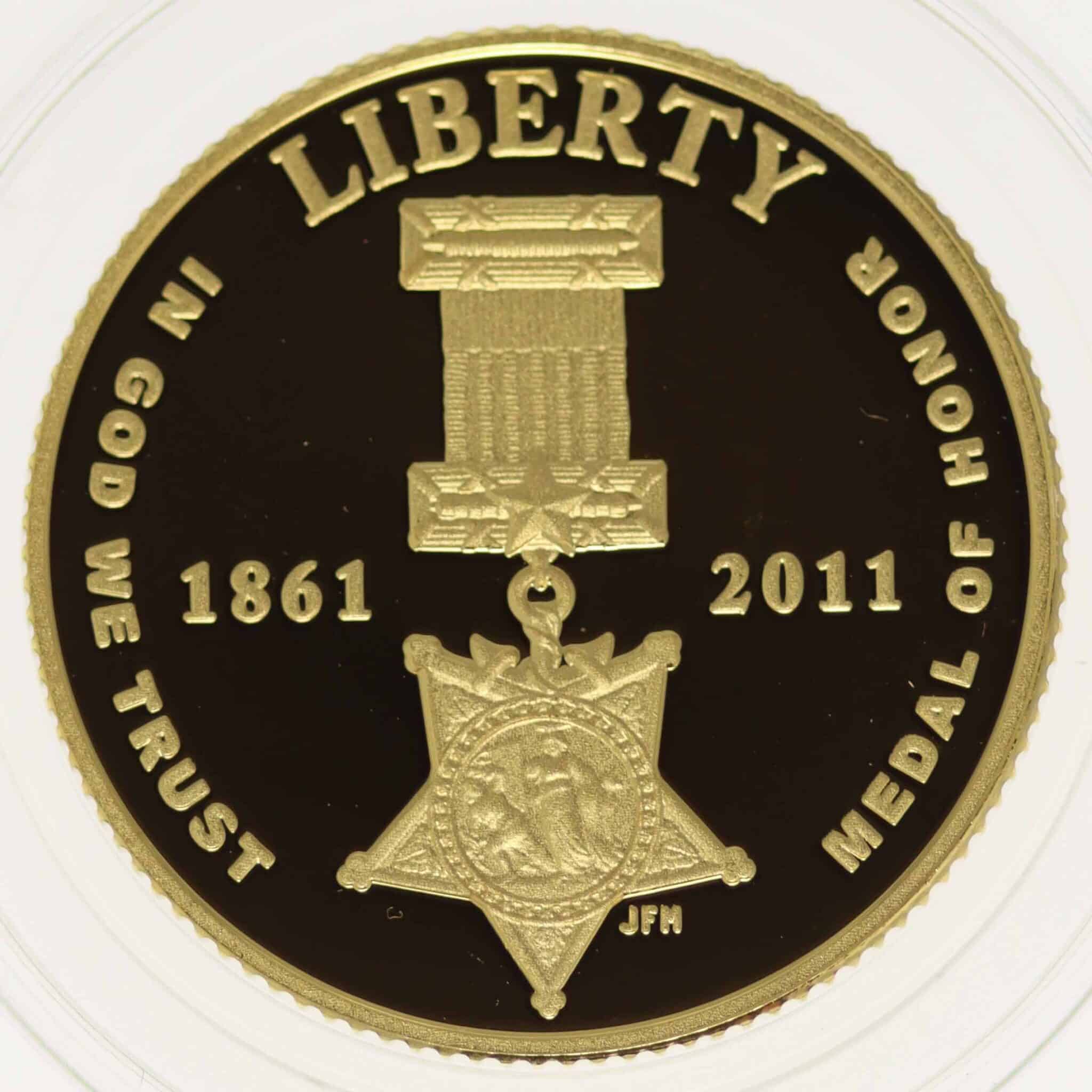 usa - USA 5 Dollars 2011 Medal of Honor