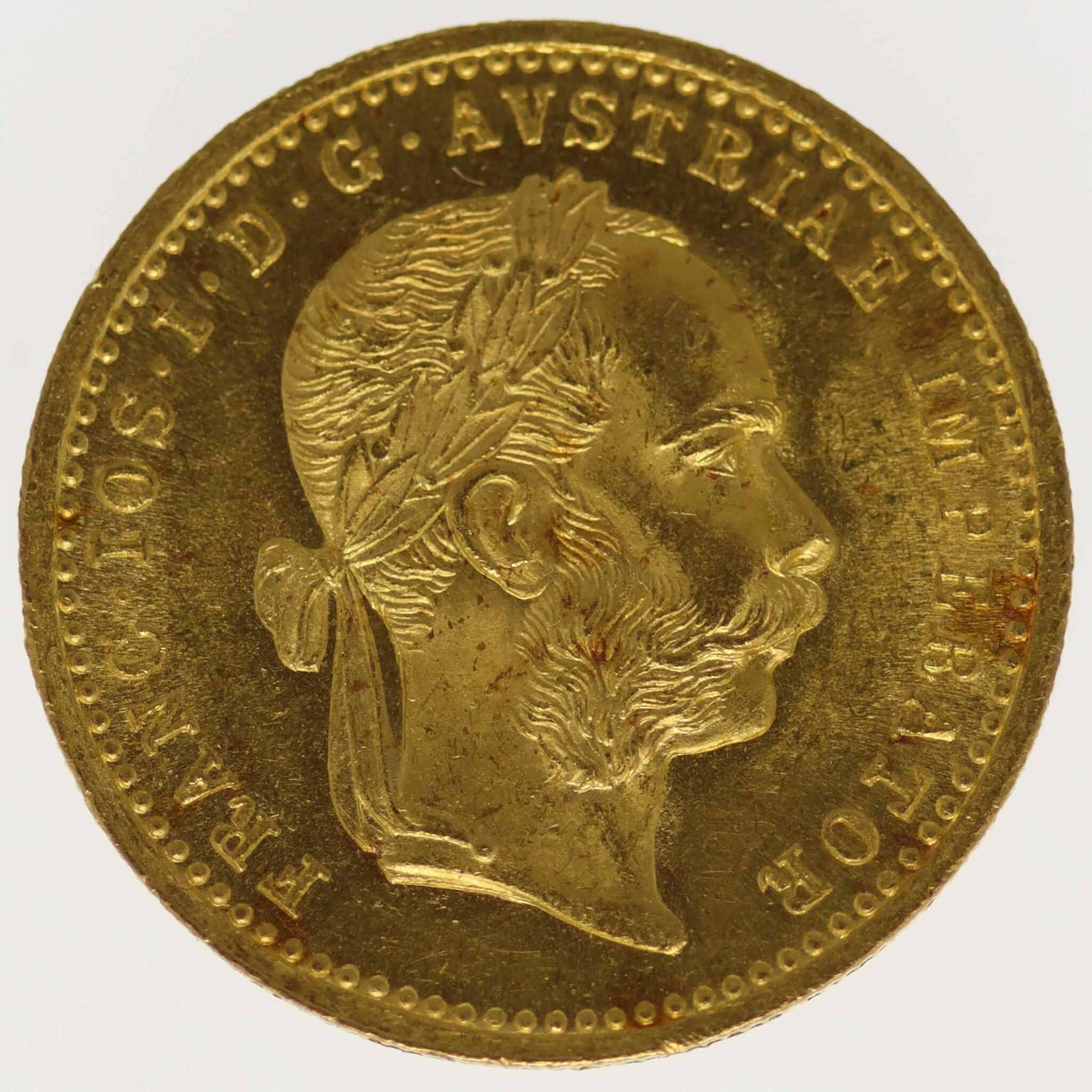 oesterreich - Österreich Kaiserreich Franz Joseph I. Dukat 1910