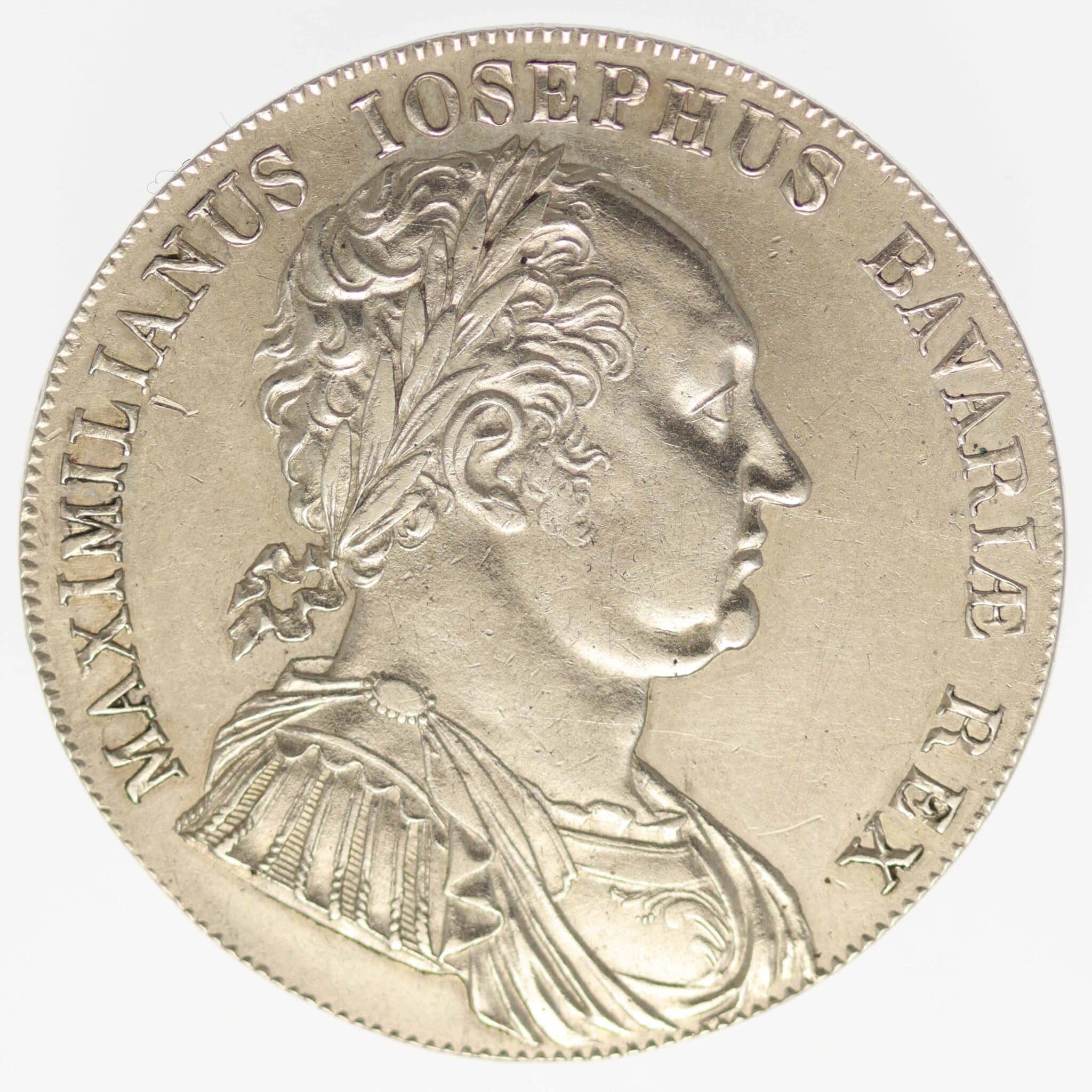 altdeutschland-deutsche-silbermuenzen - Bayern Maximilian I. Joseph Taler 1818