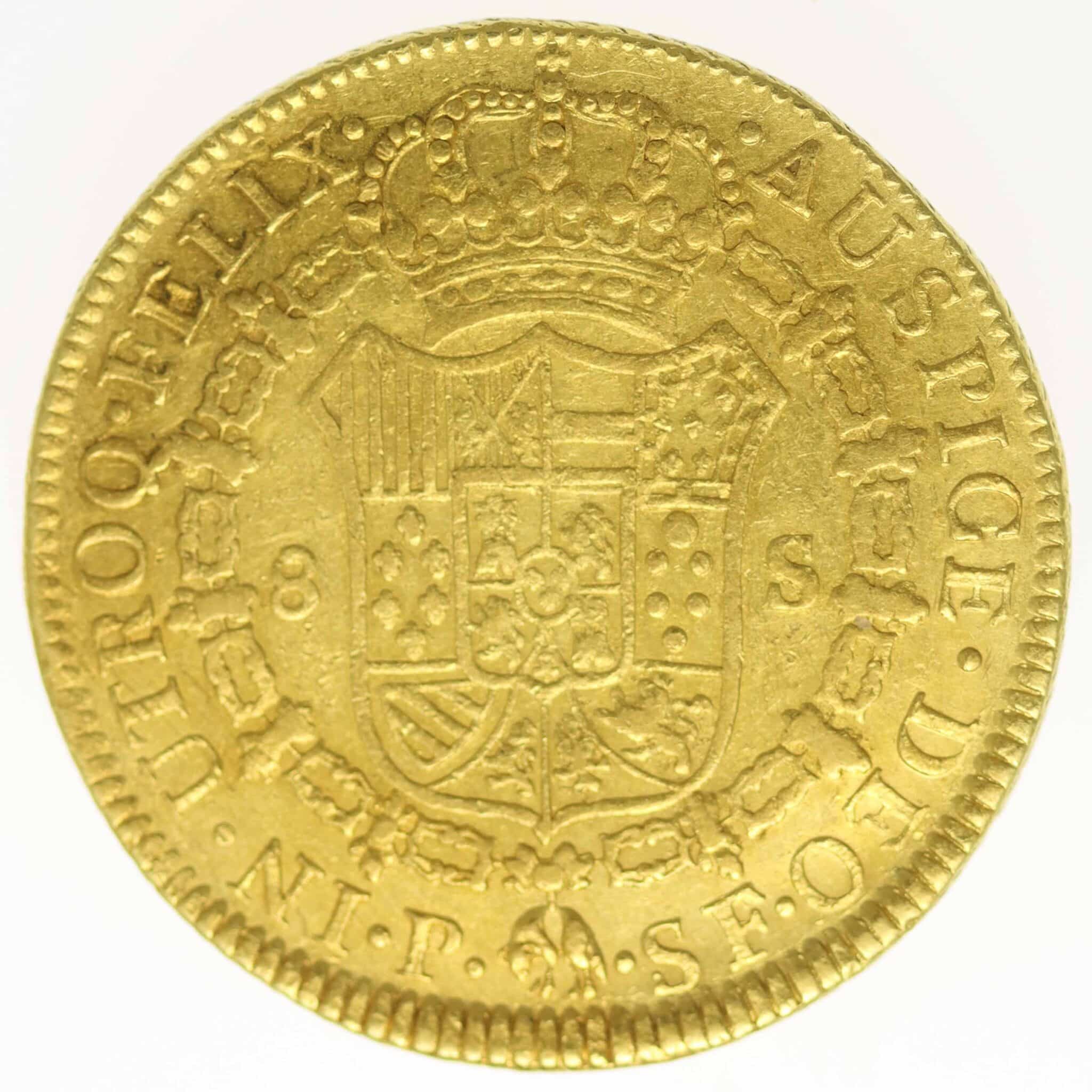 kolumbien - Kolumbien Carlos III. 8 Escudos 1787