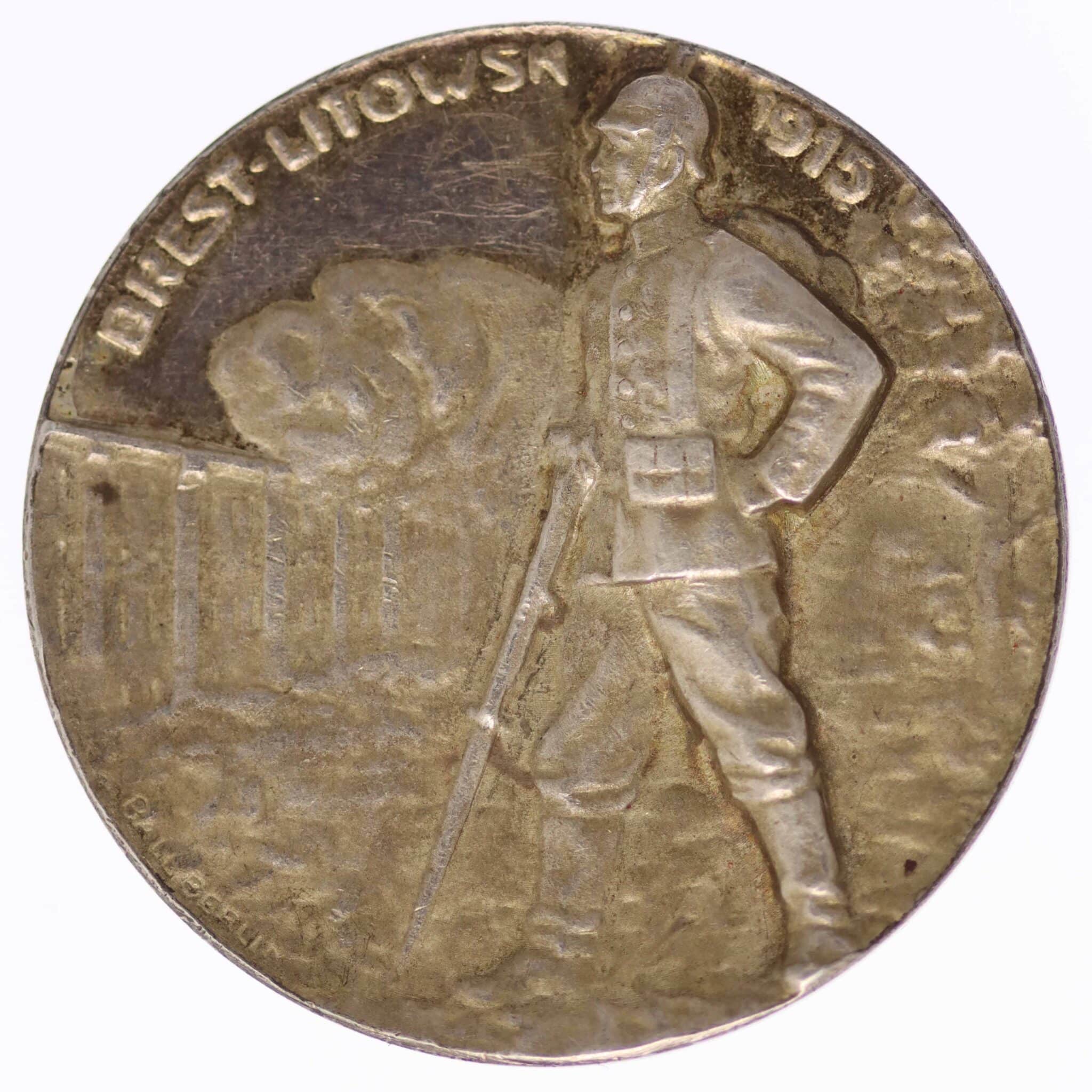 deutsches-kaiserreich-ab-1871-deutsche-silbermuenzen - Erster Weltkrieg August von Mackensen Silbermedaille 1915