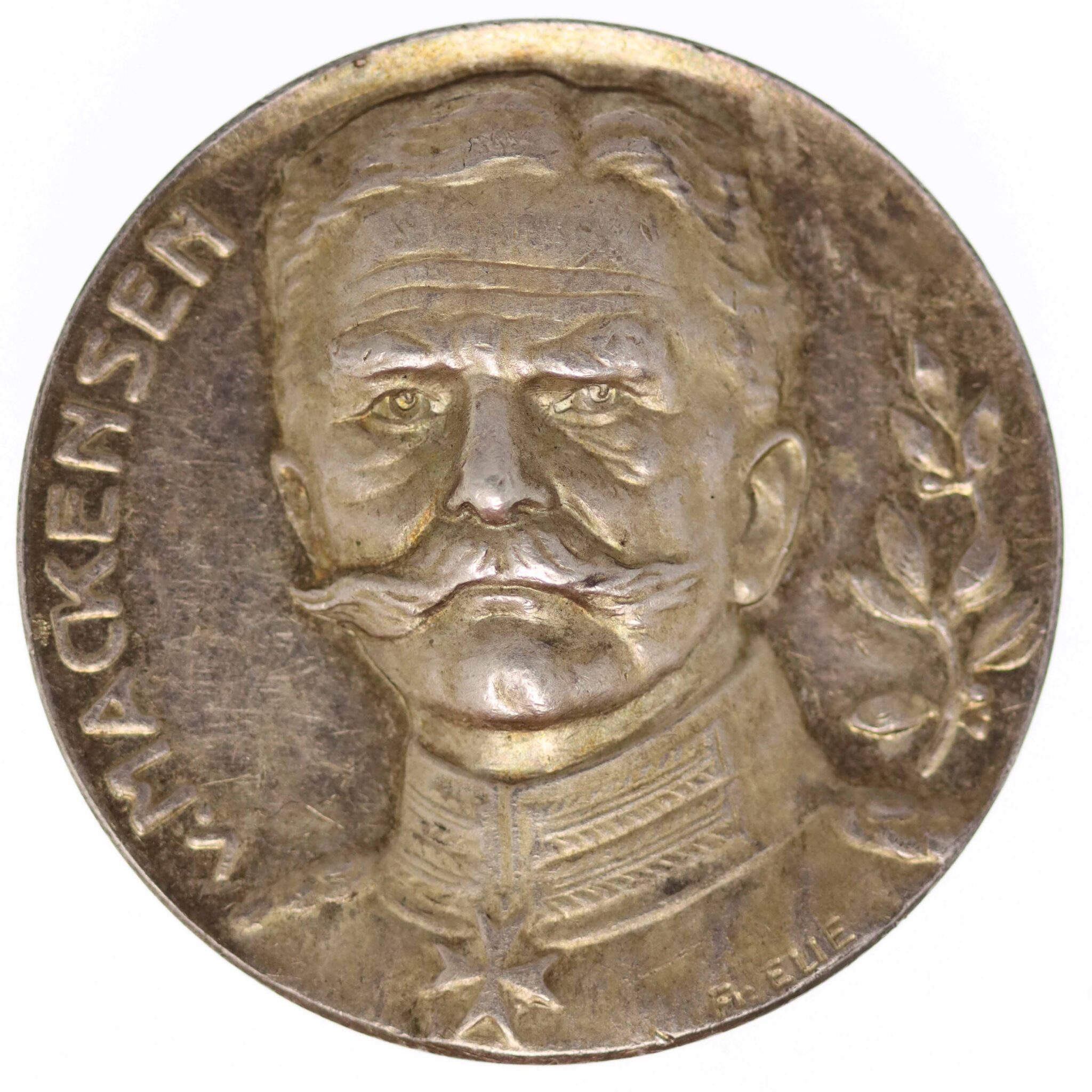deutsches-kaiserreich-ab-1871-deutsche-silbermuenzen - Erster Weltkrieg August von Mackensen Silbermedaille 1915
