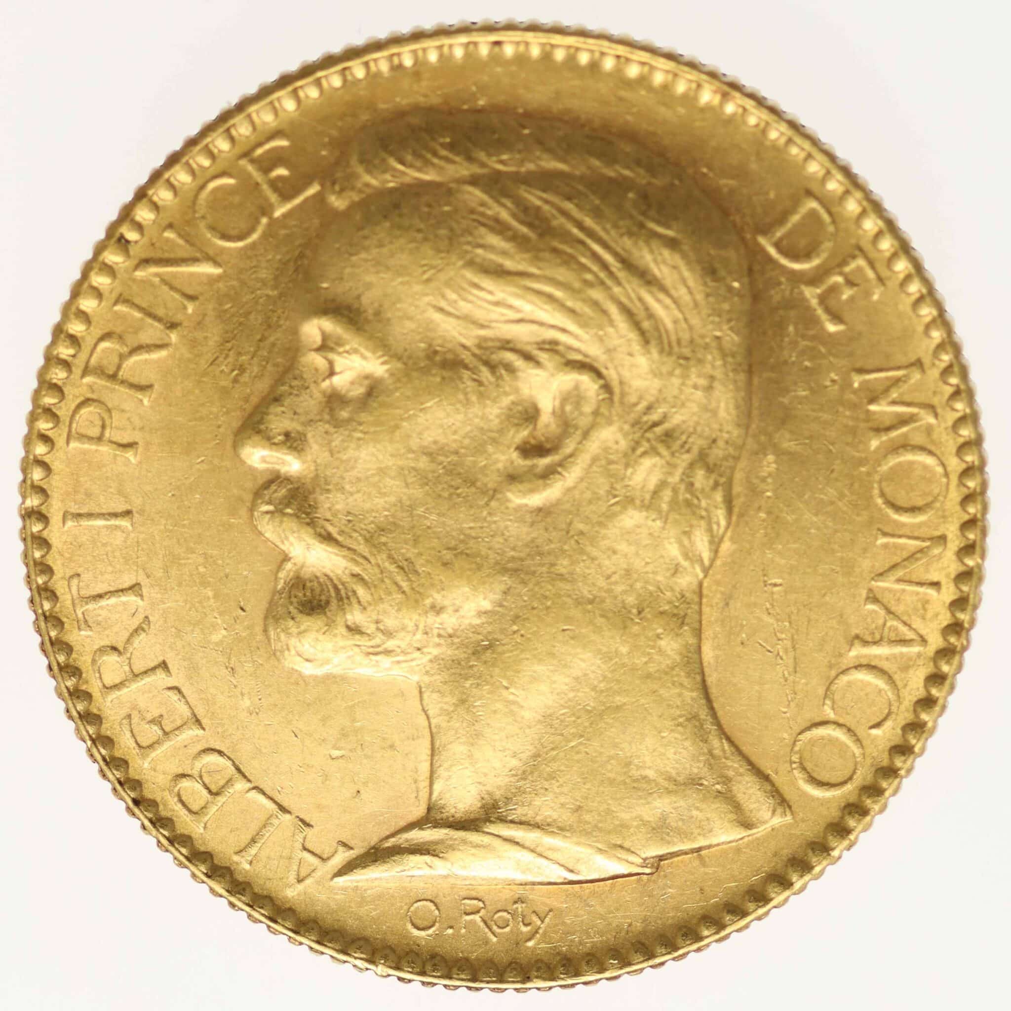 Monaco Albert I. 100 Francs 1901 monaco - Monaco Albert I. 100 Francs 1901