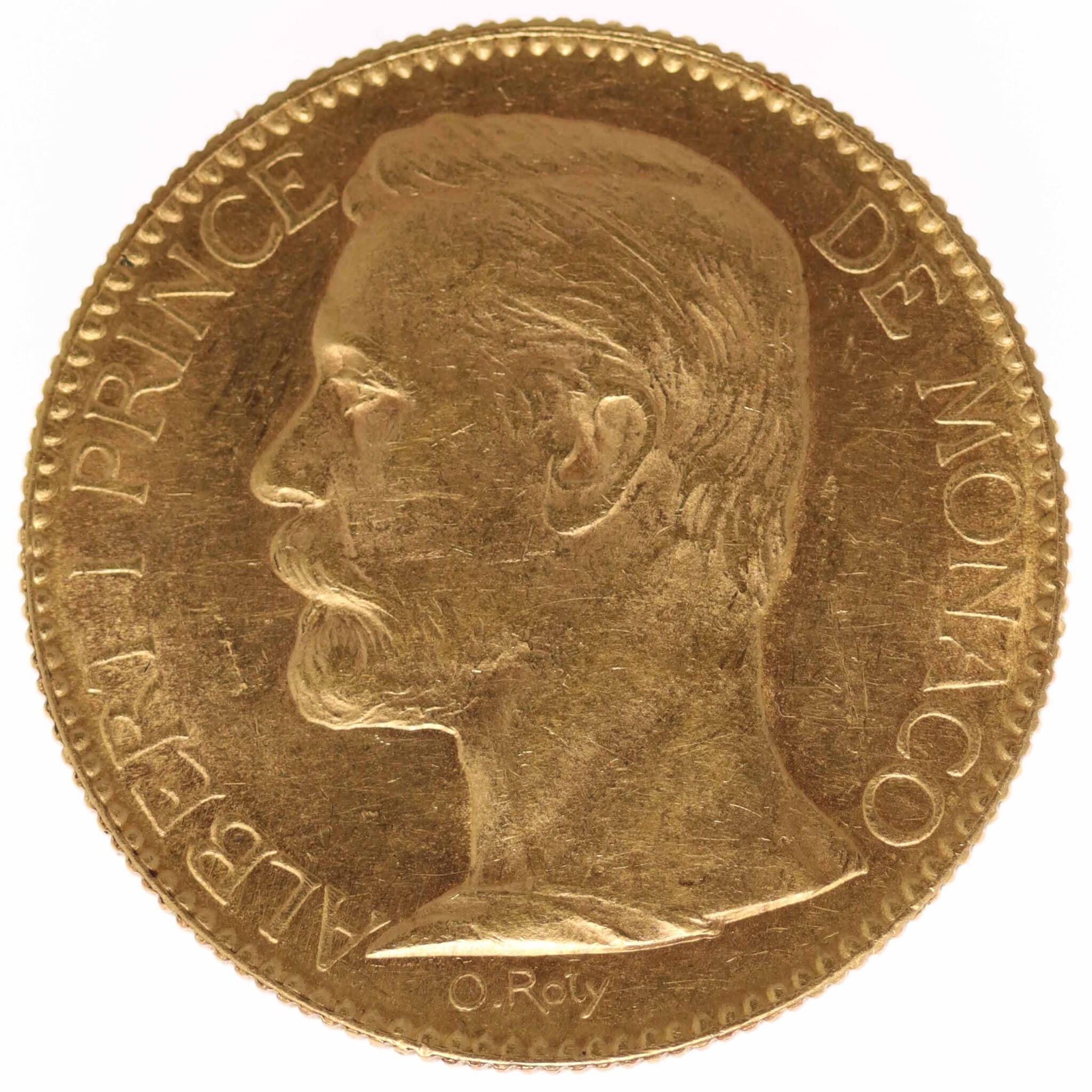 monaco - Monaco Albert I. 100 Francs 1901