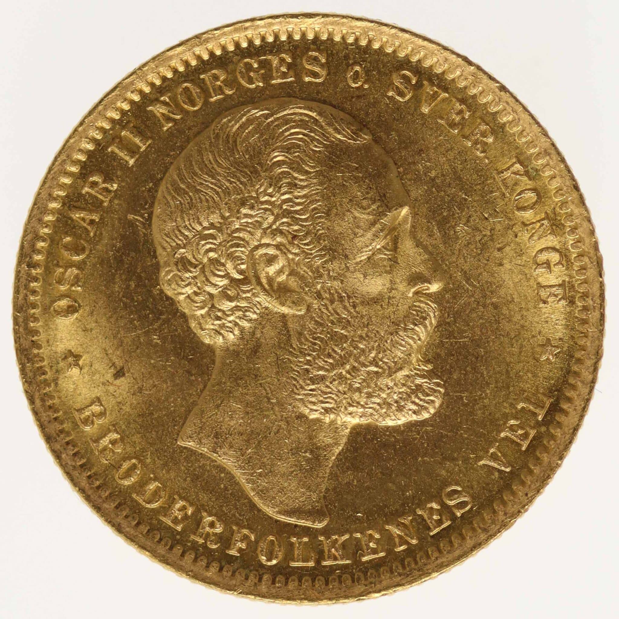 norwegen - Norwegen Oskar II. 20 Kronen 1902