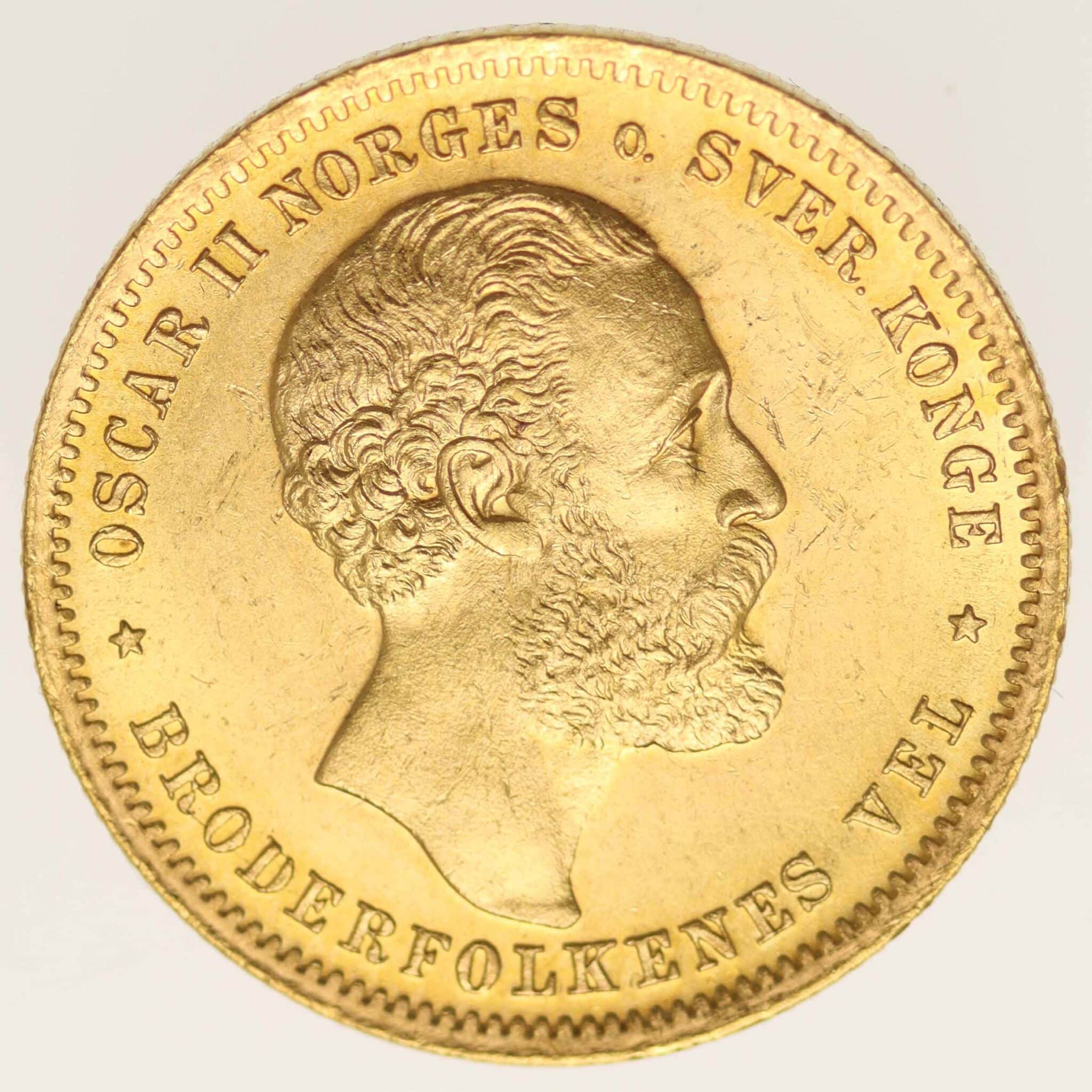 norwegen - Norwegen Oskar II. 20 Kronen 1902