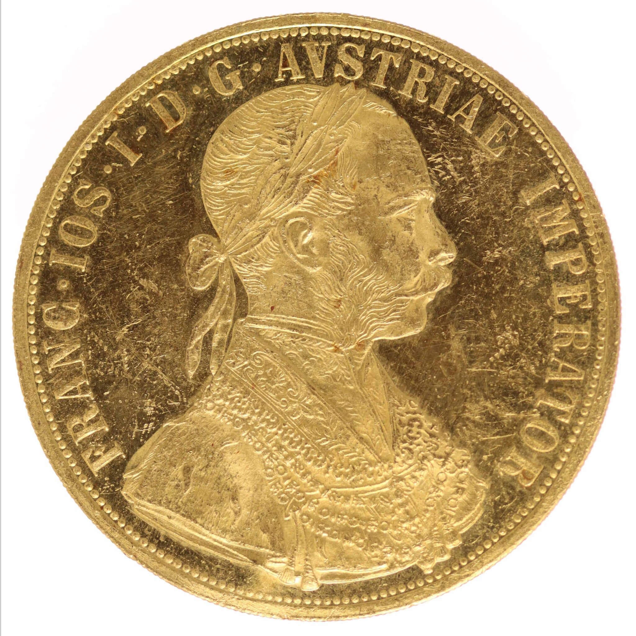 oesterreich - Österreich Kaiserreich Franz Joseph I. 4 Dukaten 1914