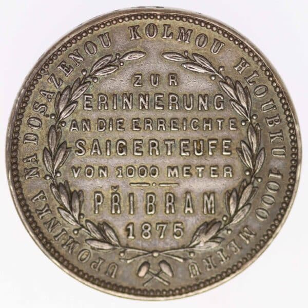 proaurum-oesterreich_gulden_1875_saigerteufe_1000_meter_pribram_13286_3 proaurum-oesterreich_gulden_1875_saigerteufe_1000_meter_pribram_13286_3