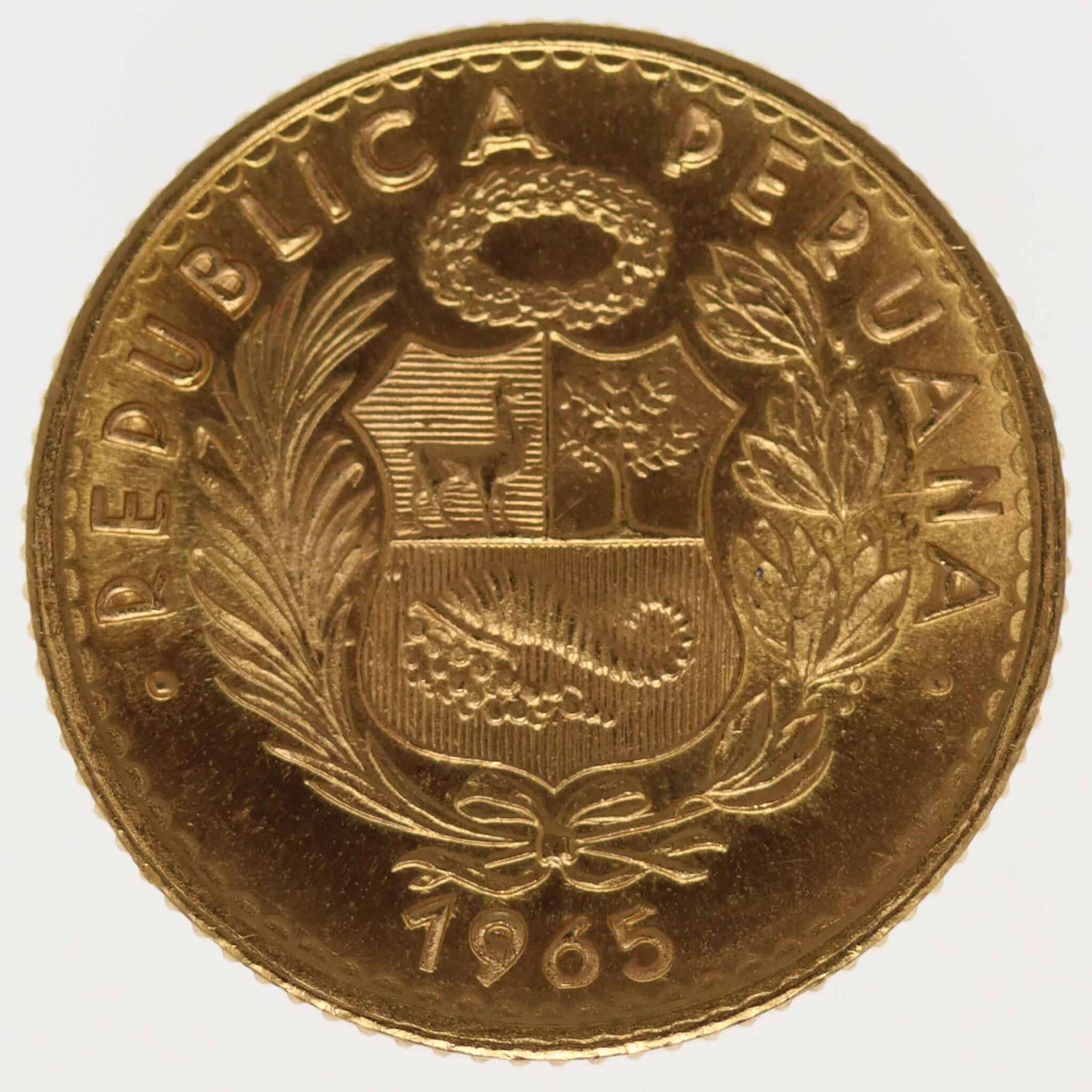 peru - Peru 10 Soles 1965