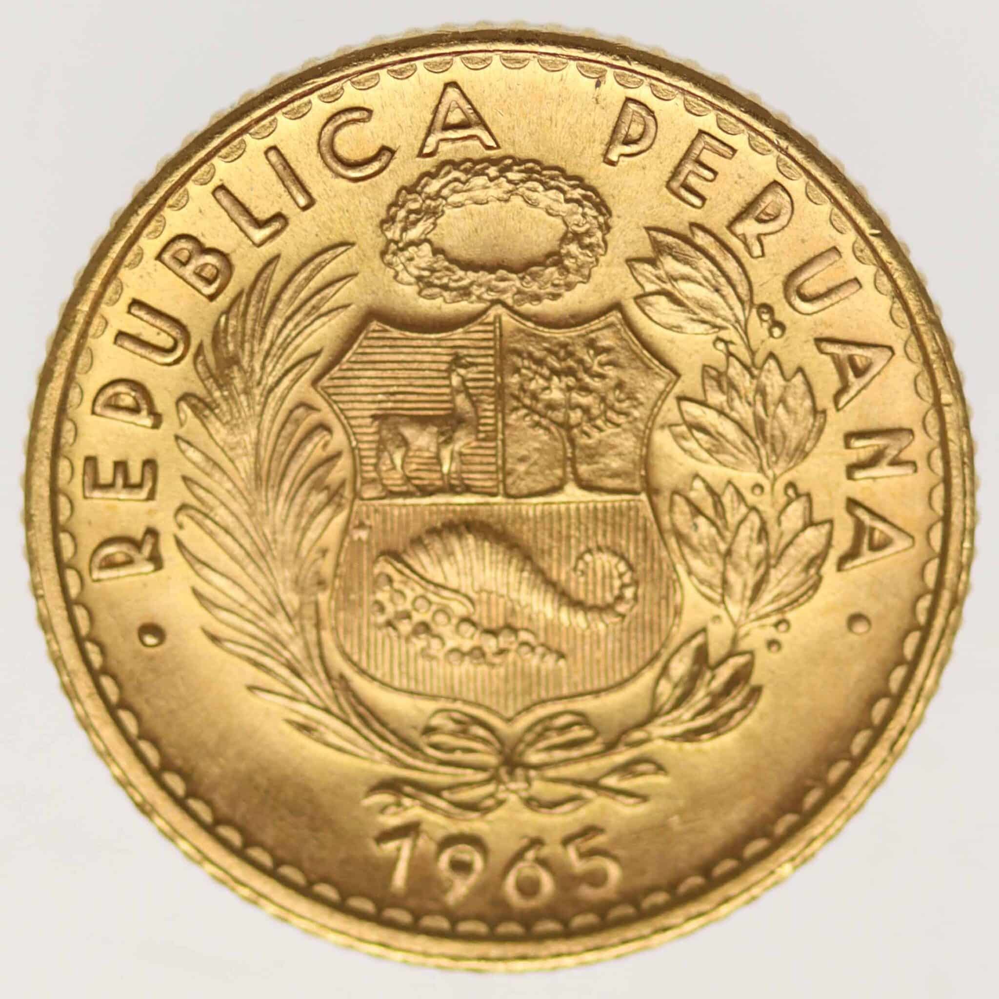 peru - Peru 10 Soles 1965