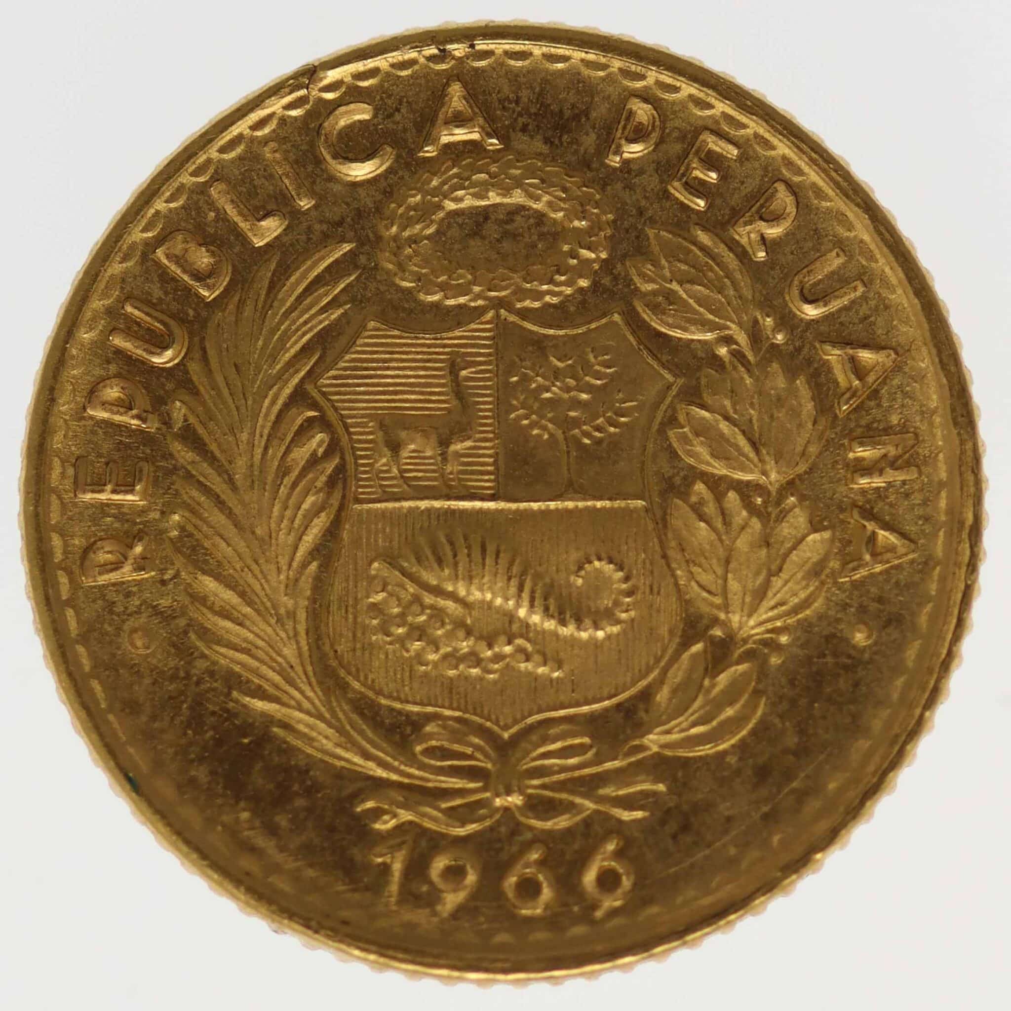 peru - Peru 10 Soles 1966