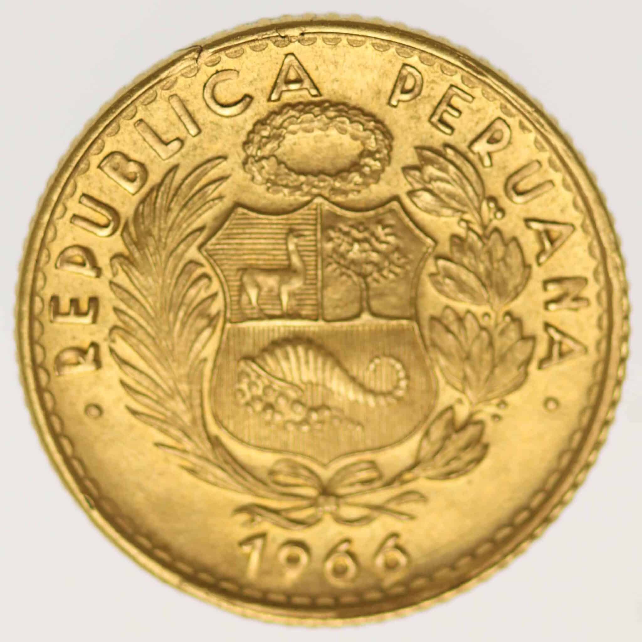 peru - Peru 10 Soles 1966