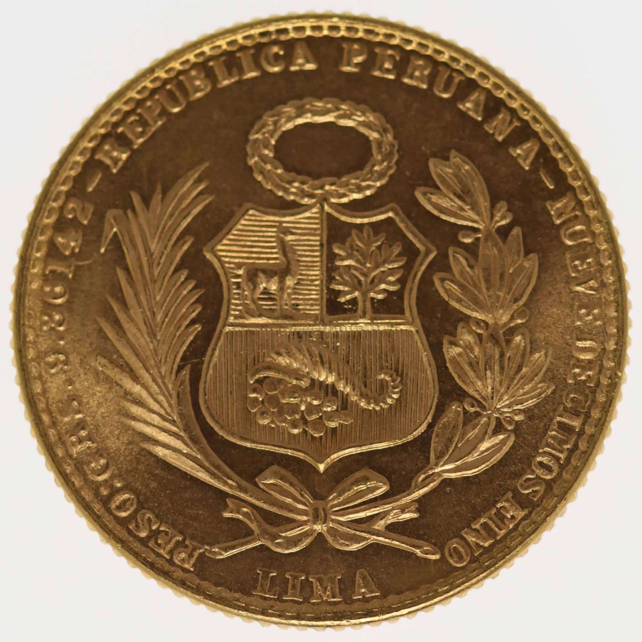 Peru 20 Soles 1965 peru - Peru 20 Soles 1965