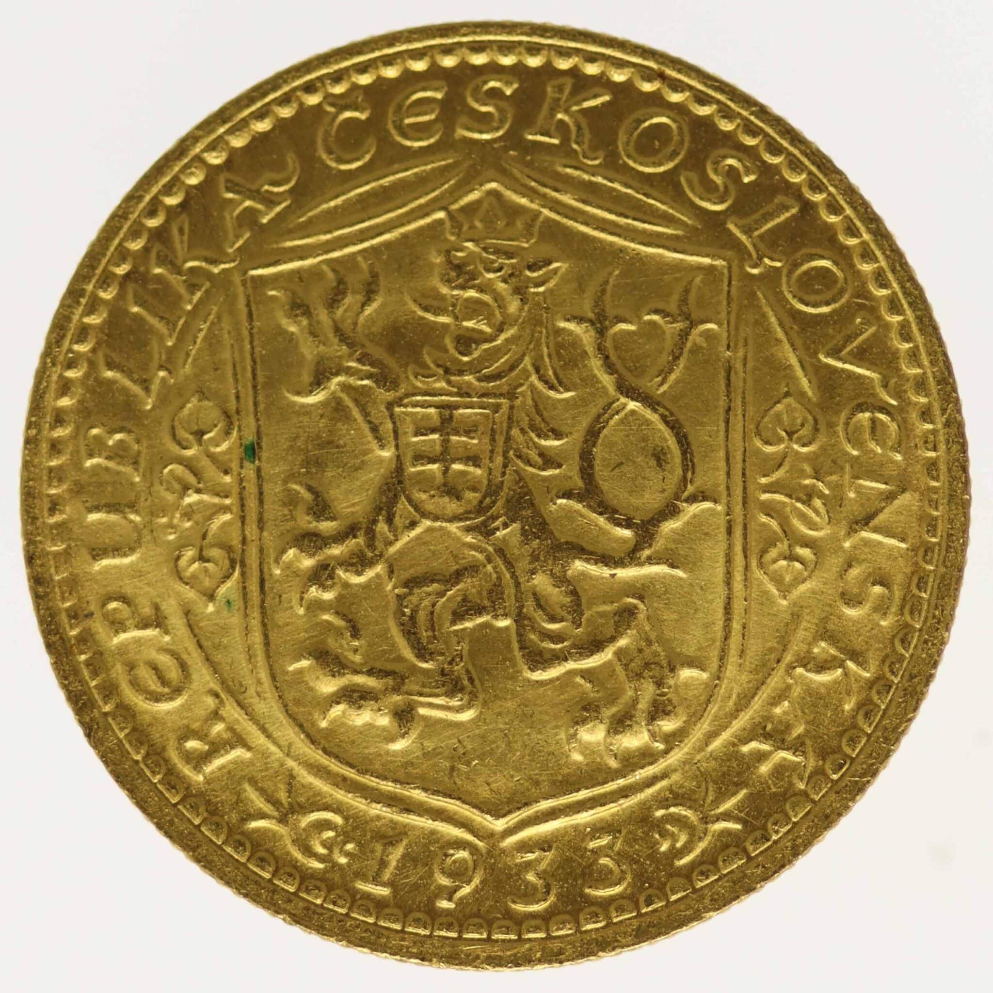 tschechien - Tschechien Dukat 1933