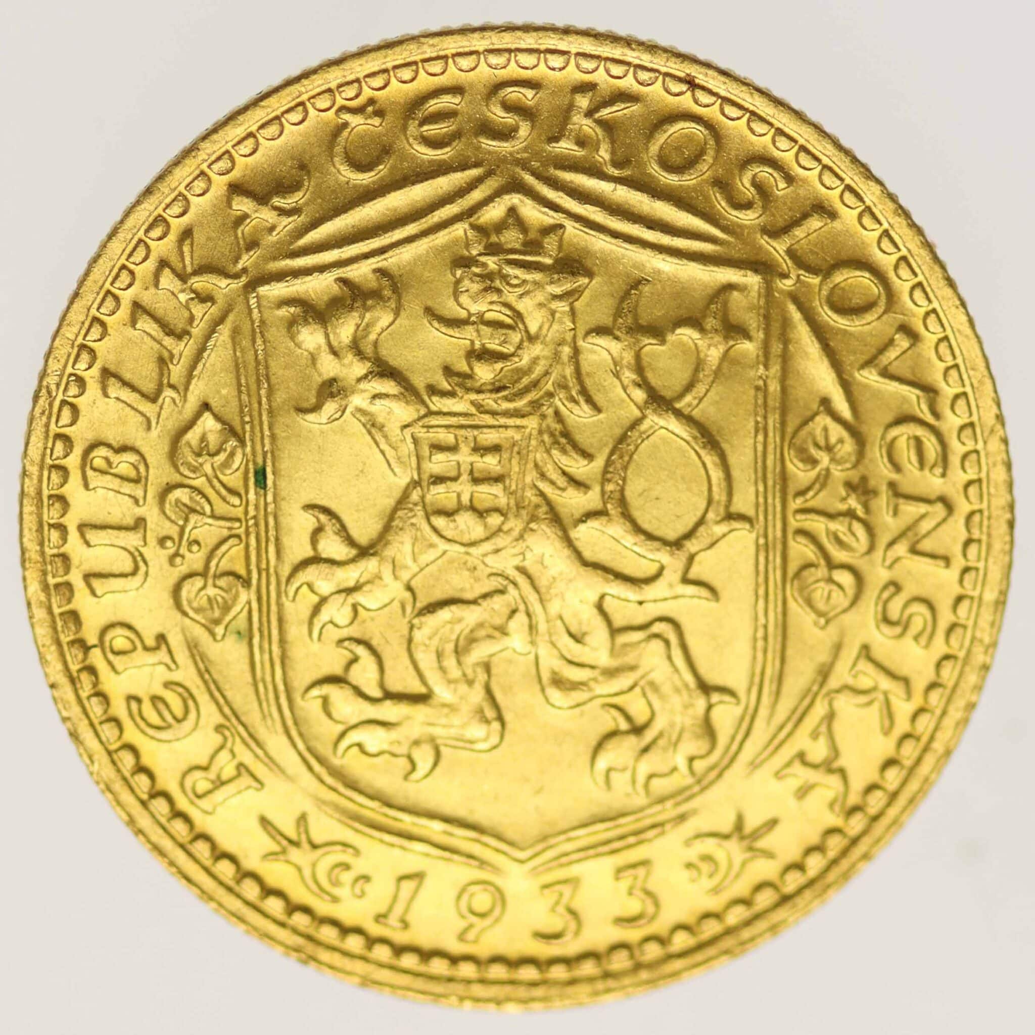 tschechien - Tschechien Dukat 1933