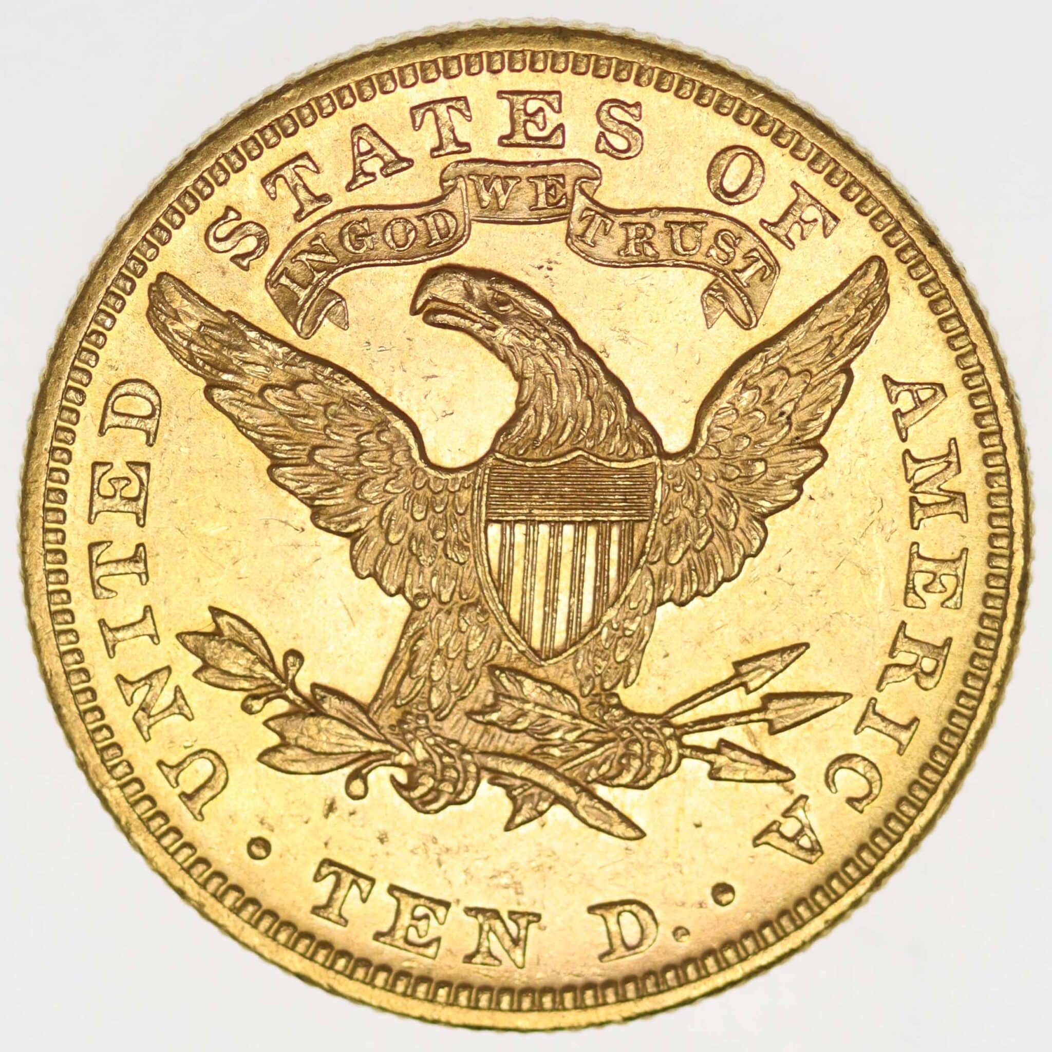 usa - USA 10 Dollars 1893 Liberty / Kopf