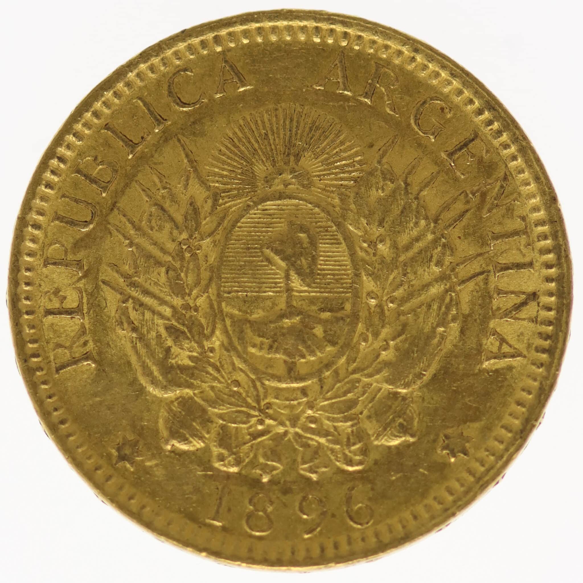 argentinien - Argentinien 5 Pesos / Argentino 1896