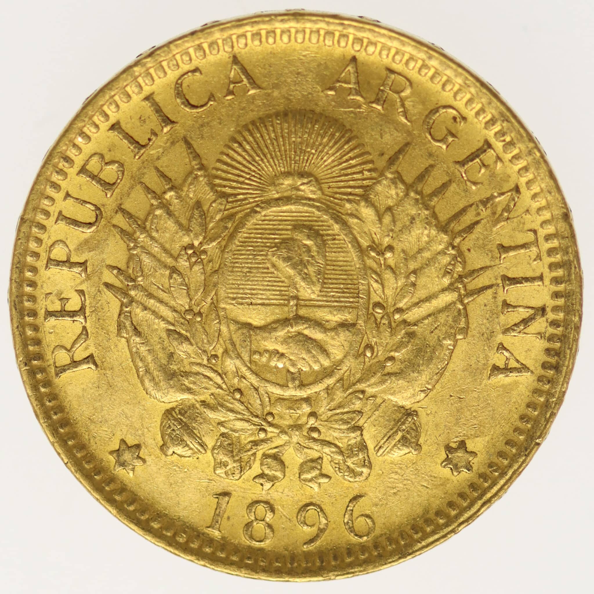 argentinien - Argentinien 5 Pesos / Argentino 1896