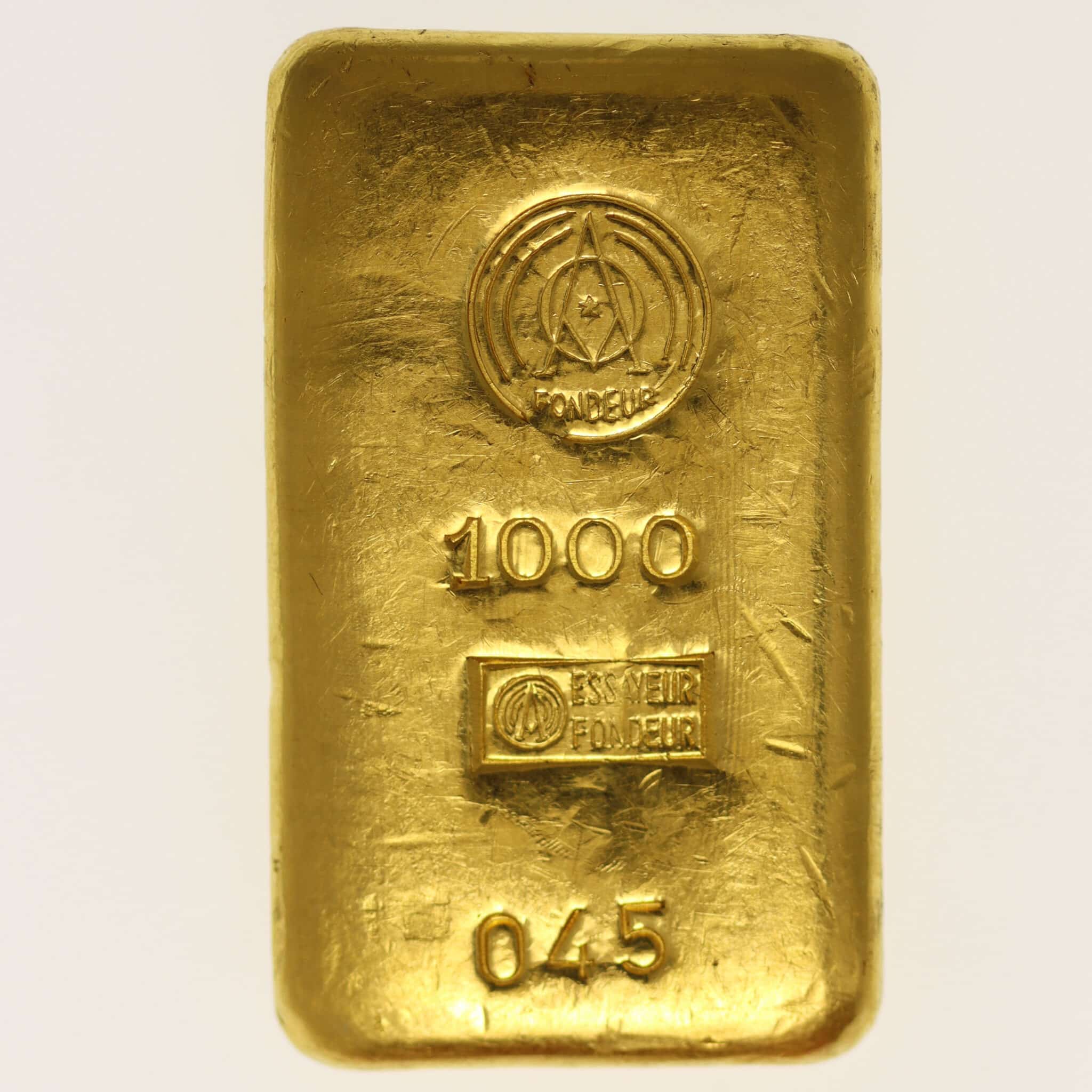 goldbarren - Goldbarren 250 Gramm Argor