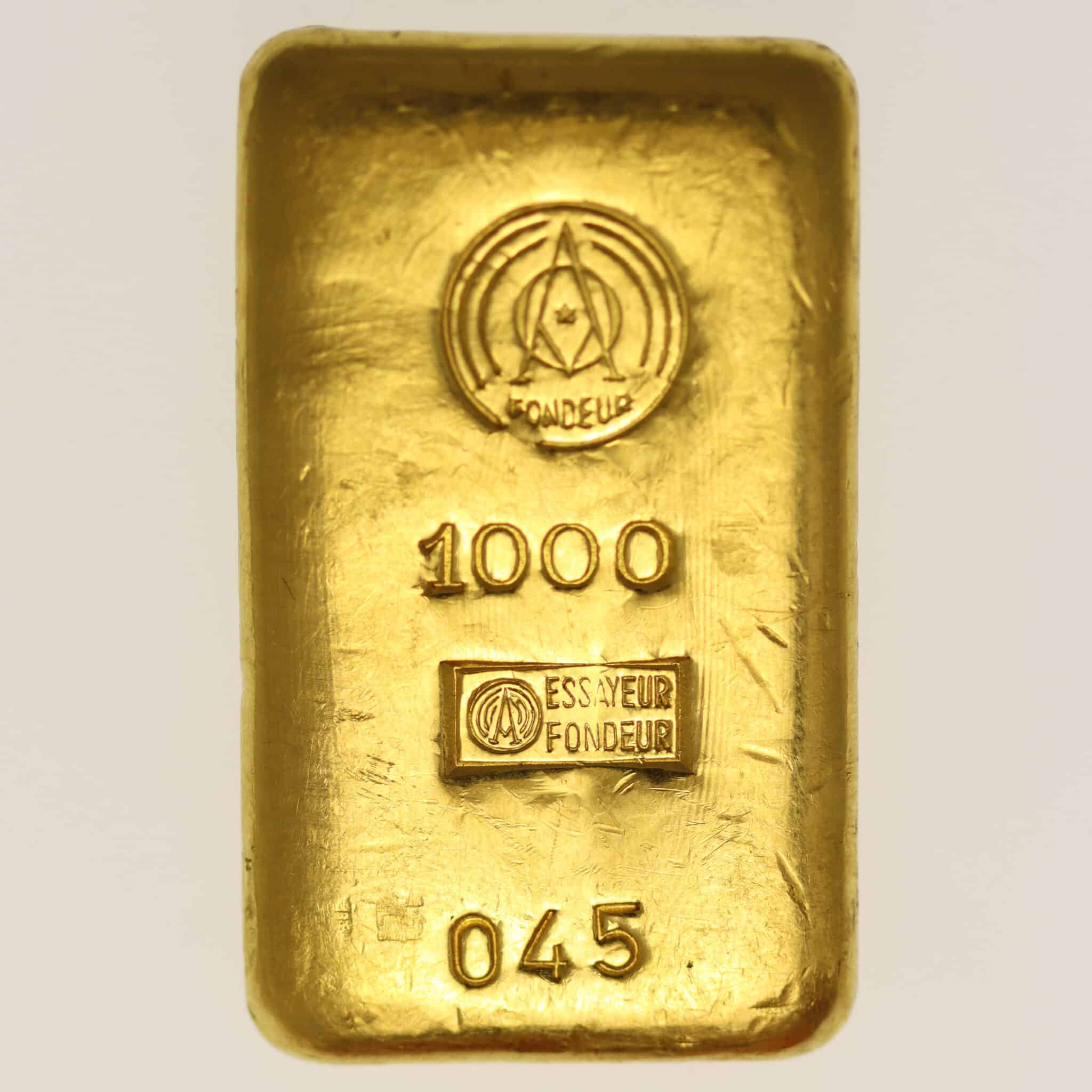 goldbarren - Goldbarren 250 Gramm Argor