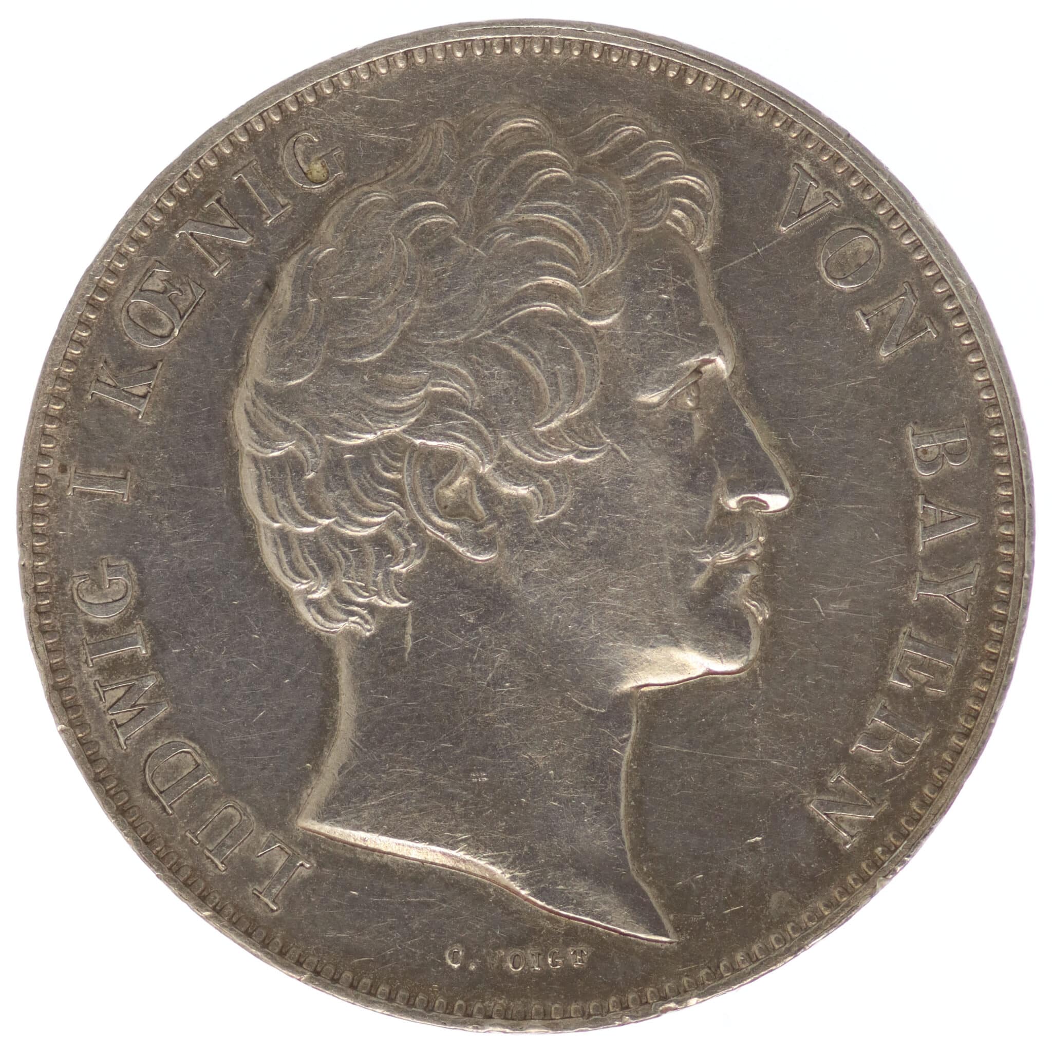 altdeutschland-deutsche-silbermuenzen - Bayern Ludwig I. Doppeltaler 1837