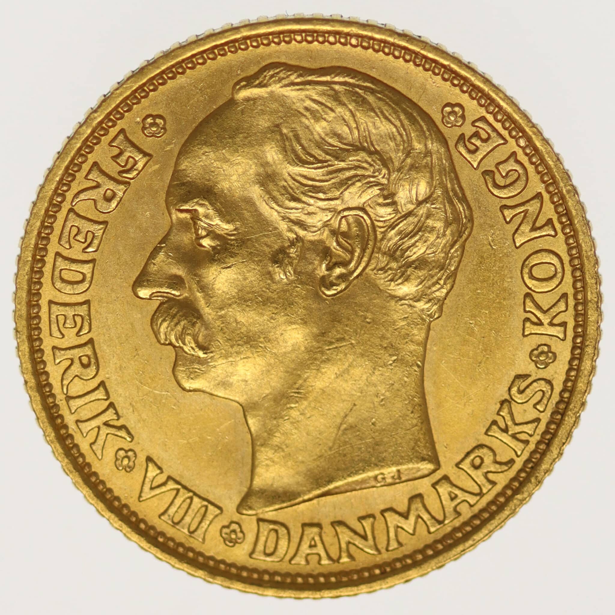 Dänemark Frederik VIII. 10 Kronen 1908 daenemark - Dänemark Frederik VIII. 10 Kronen 1908