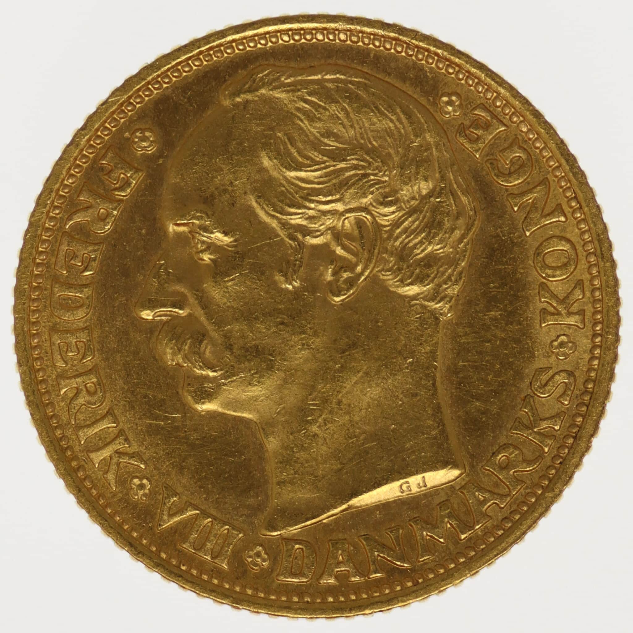 daenemark - Dänemark Frederik VIII. 10 Kronen 1908