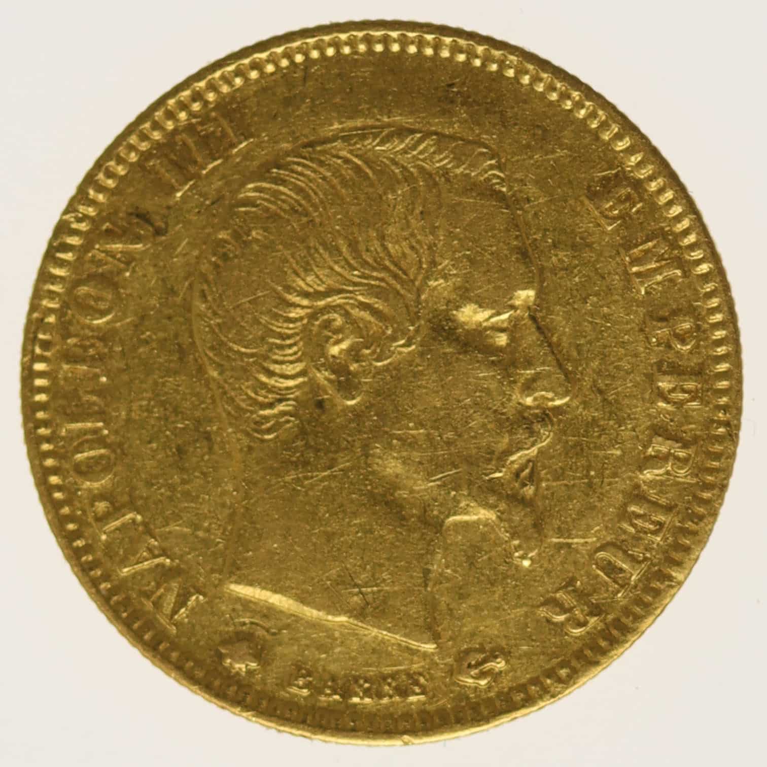frankreich - Frankreich Napoleon III. 5 Francs 1859 BB