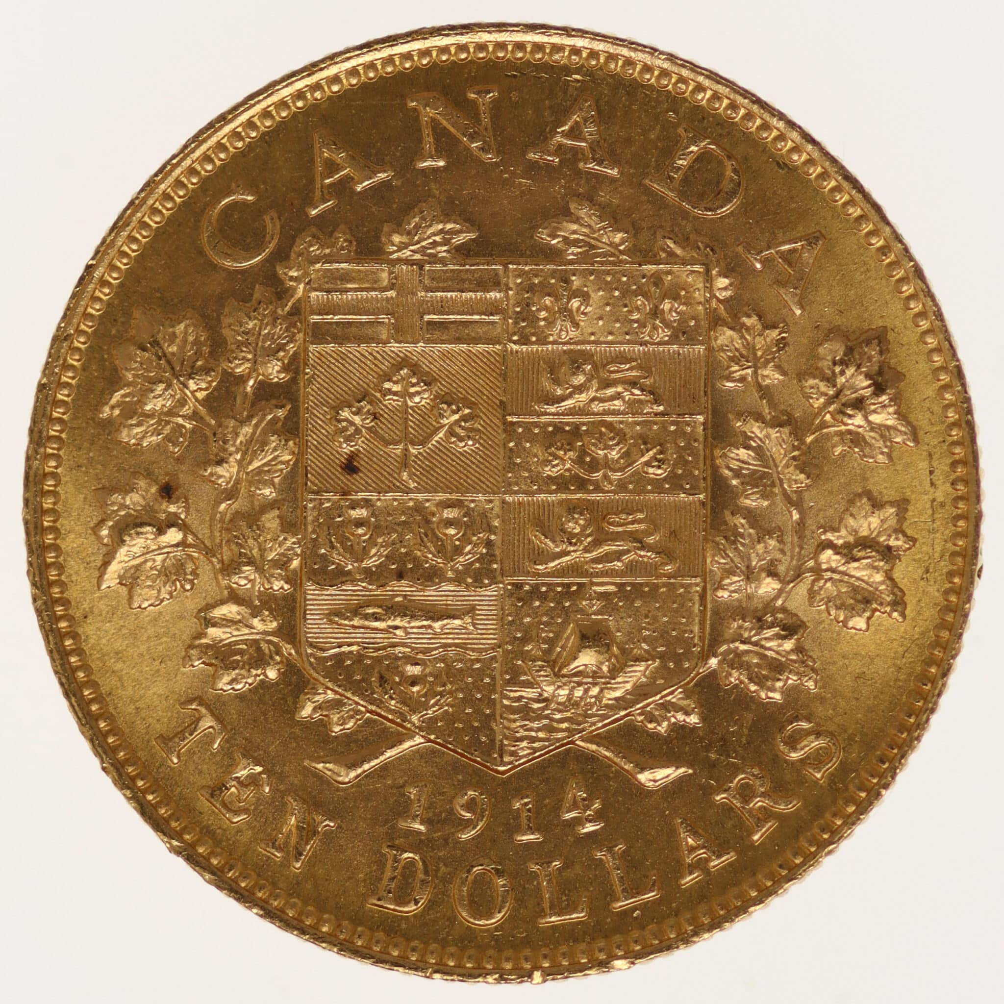 kanada - Kanada Georg V. 10 Dollars 1914