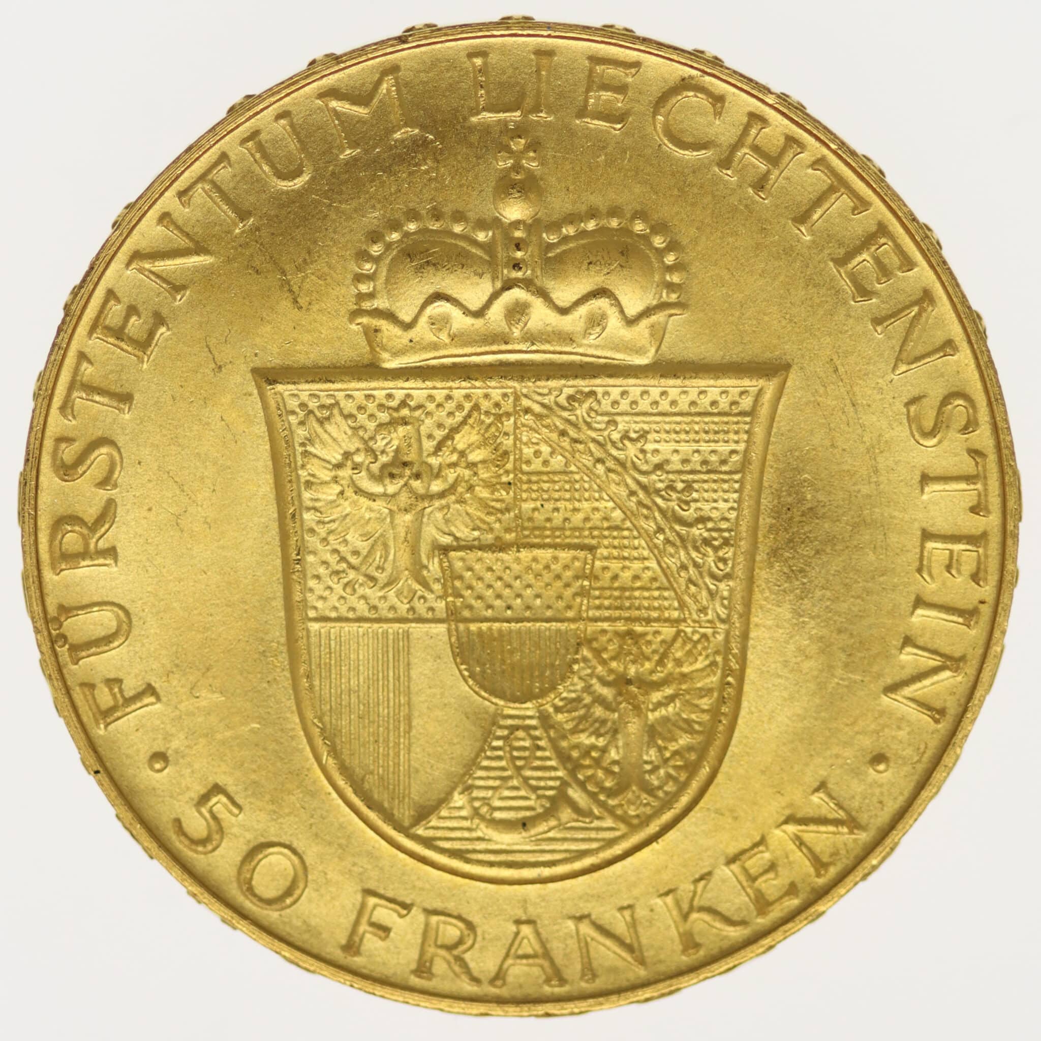 liechtenstein - Liechtenstein Franz Joseph II. 50 Franken 1956