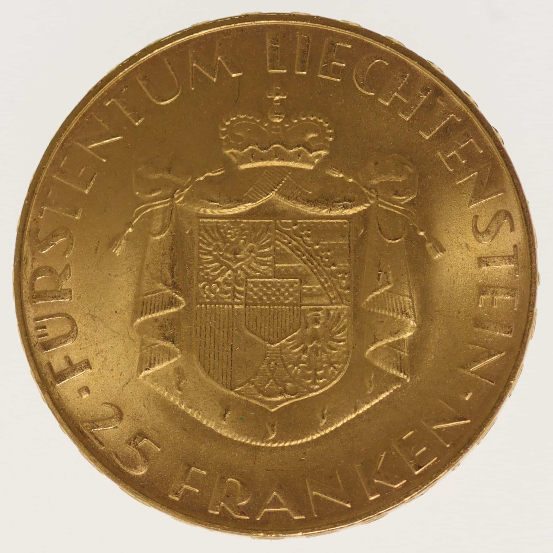 liechtenstein - Liechtenstein Franz Josef II. 25 Franken 1961
