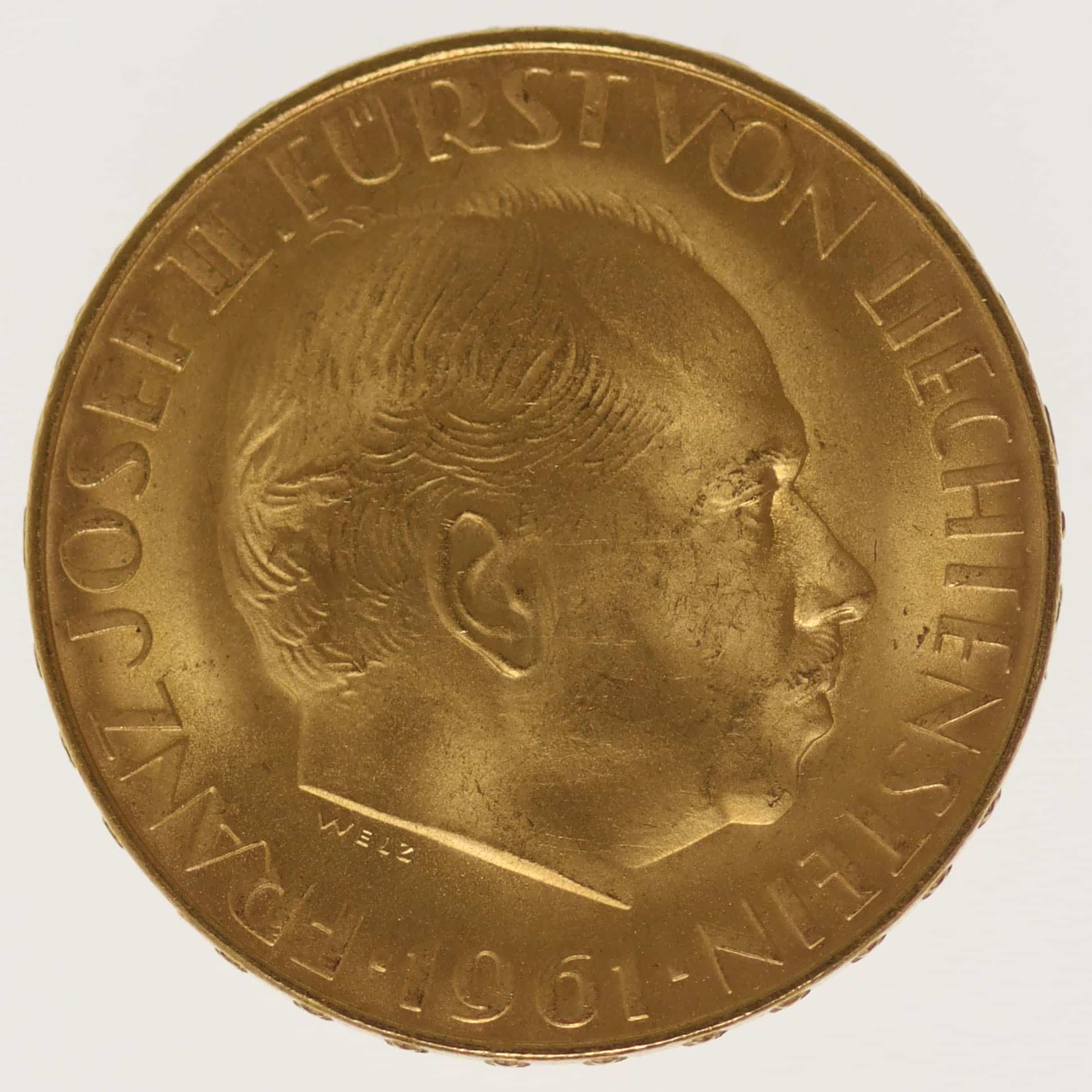 liechtenstein - Liechtenstein Franz Josef II. 25 Franken 1961