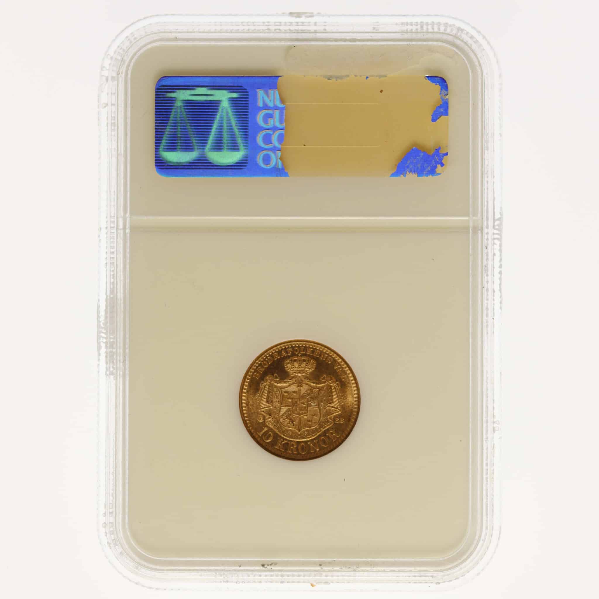 schweden - Schweden Oskar II. 10 Kronen 1901