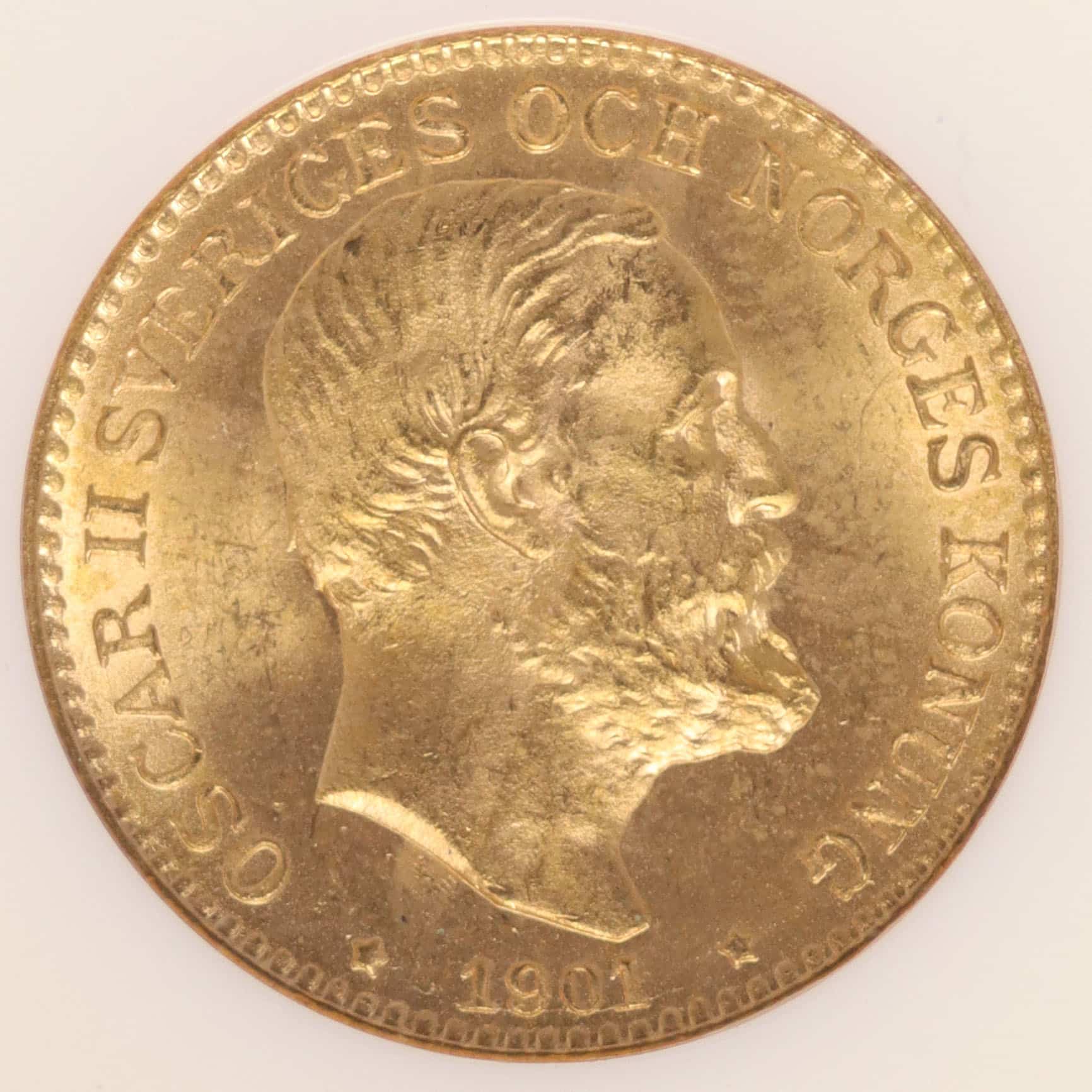 schweden - Schweden Oskar II. 10 Kronen 1901
