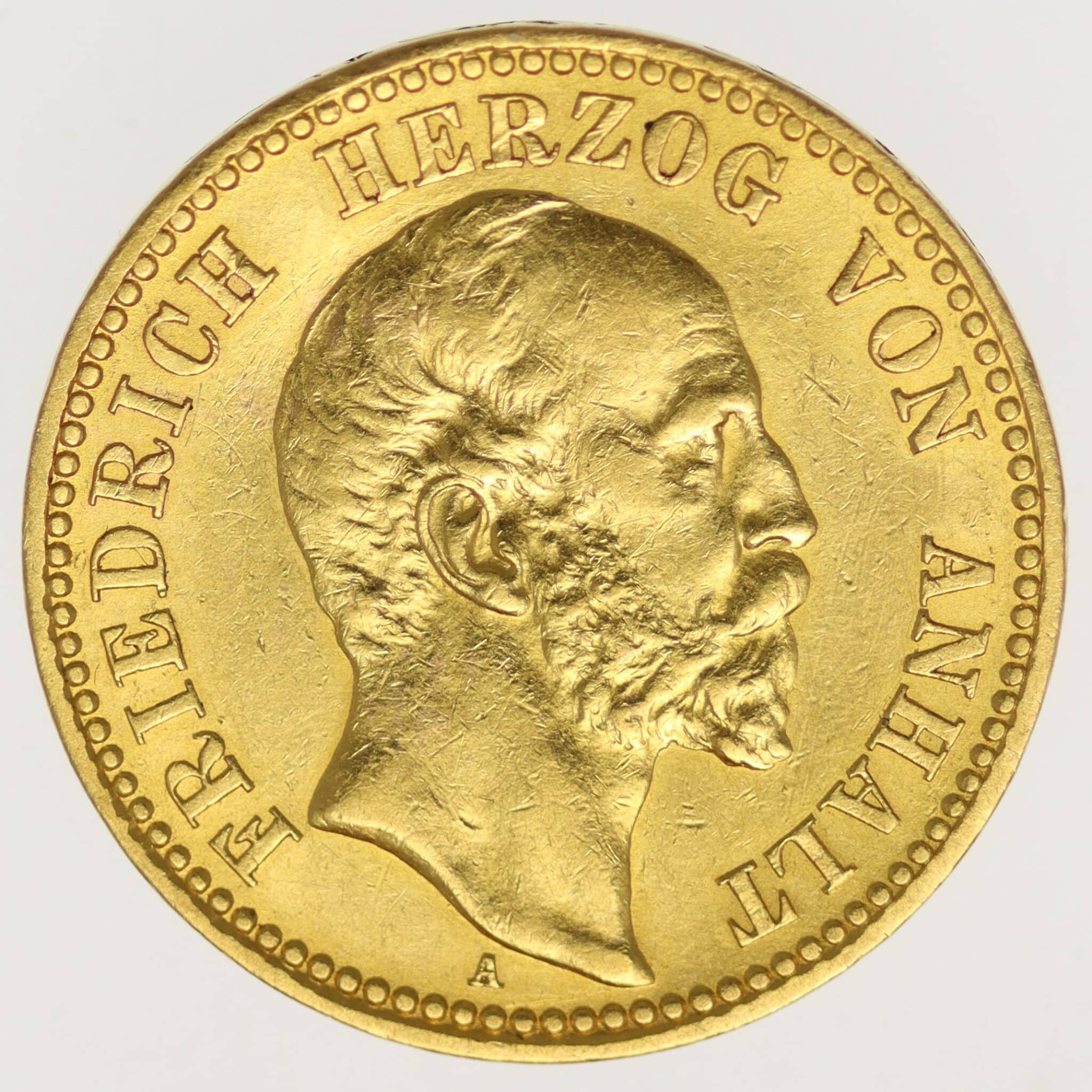 deutsches-kaiserreich-ab-1871 - Anhalt Friedrich I. 10 Mark 1896