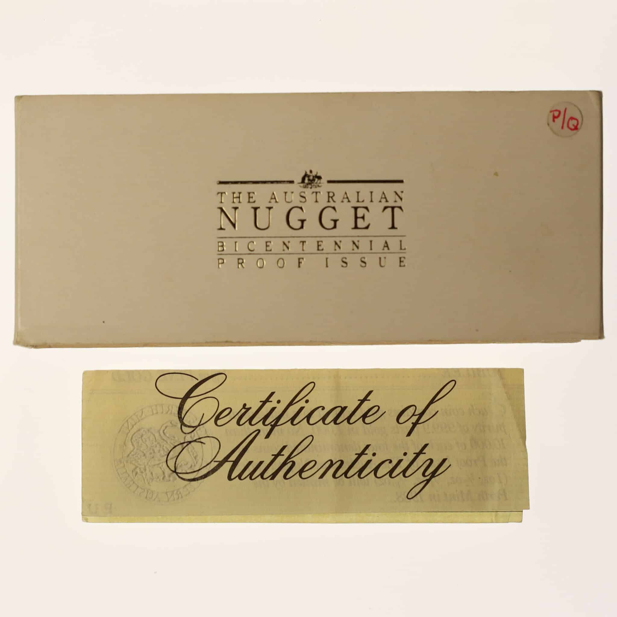 australien - Australien 15 Dollars + 25 Dollars 1988 Australian Nugget