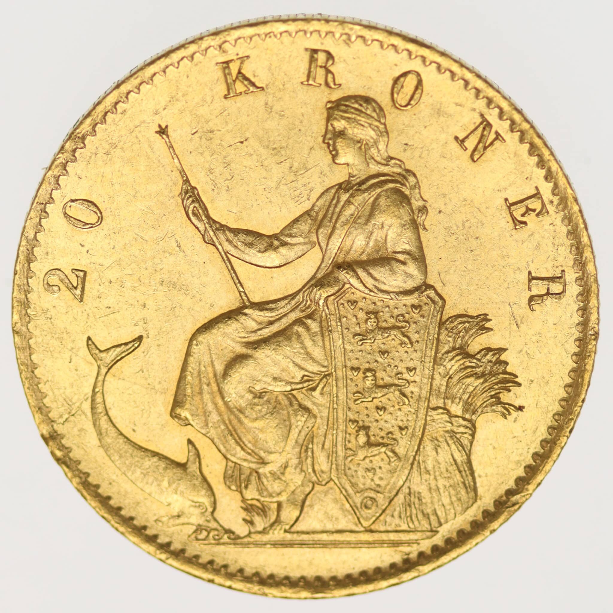 daenemark - Dänemark Christian IX. 20 Kronen 1876