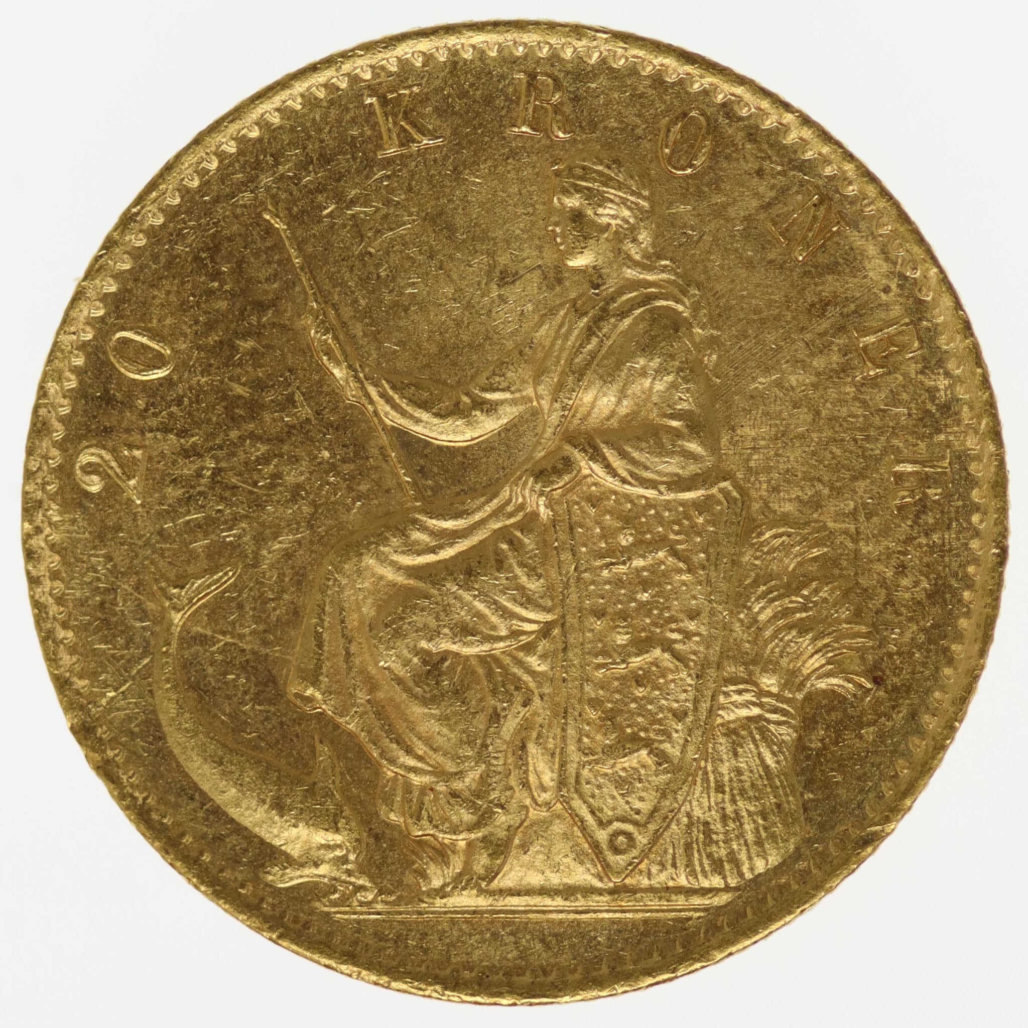 Dänemark Christian IX. 20 Kronen 1876 daenemark - Dänemark Christian IX. 20 Kronen 1876