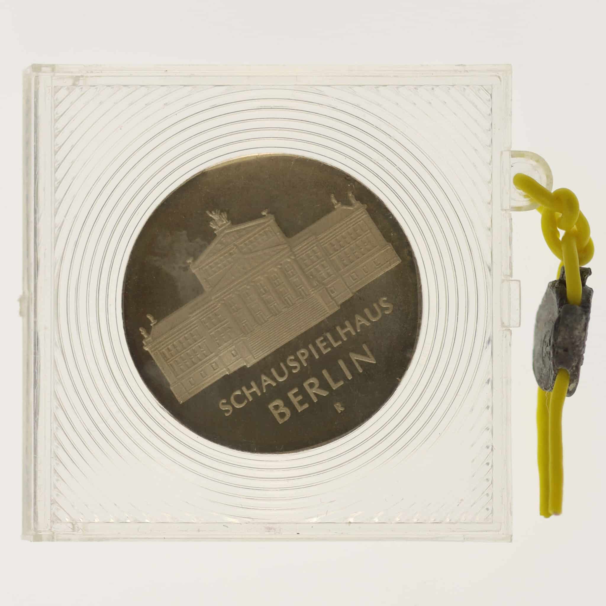 ddr-deutsche-silbermuenzen - DDR 10 Mark 1987 A Schauspielhaus Berlin