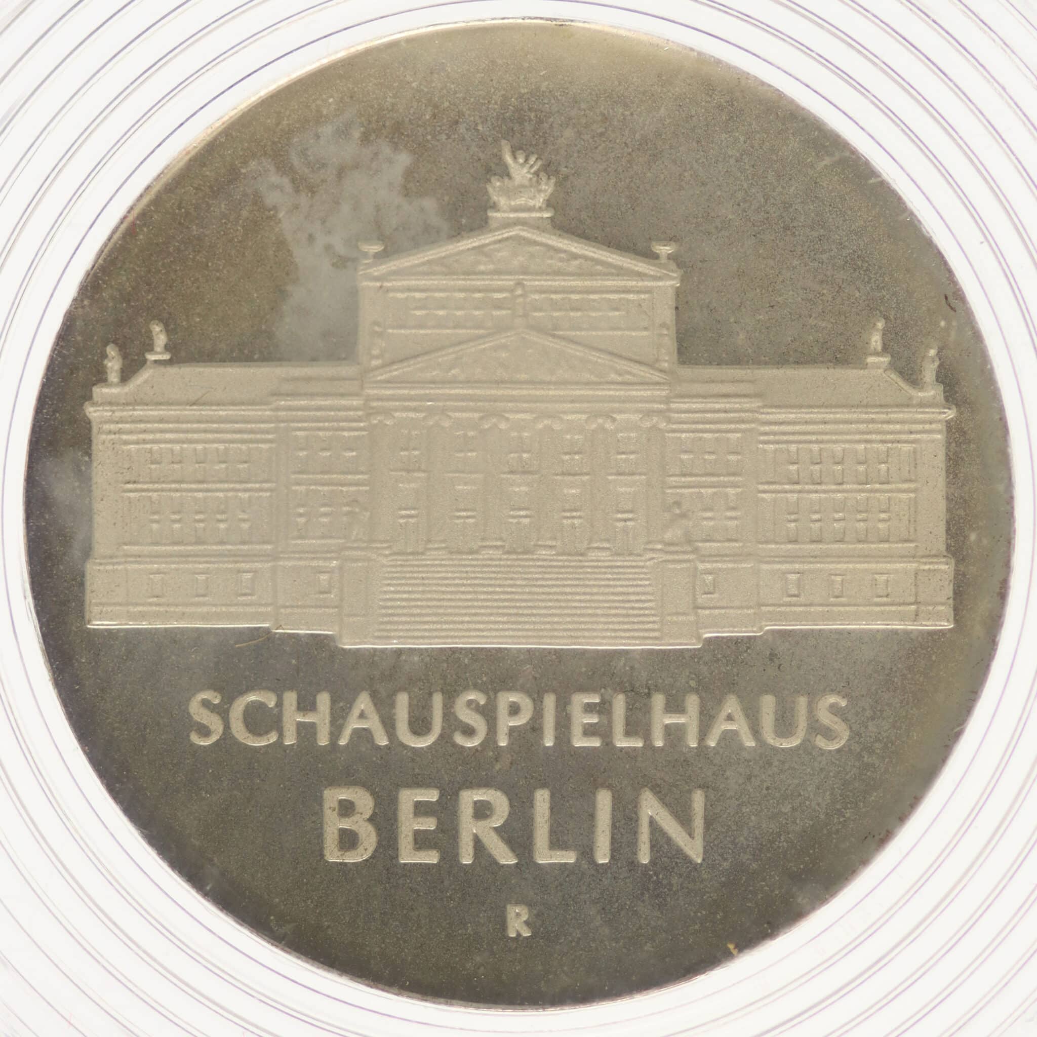 ddr-deutsche-silbermuenzen - DDR 10 Mark 1987 A Schauspielhaus Berlin