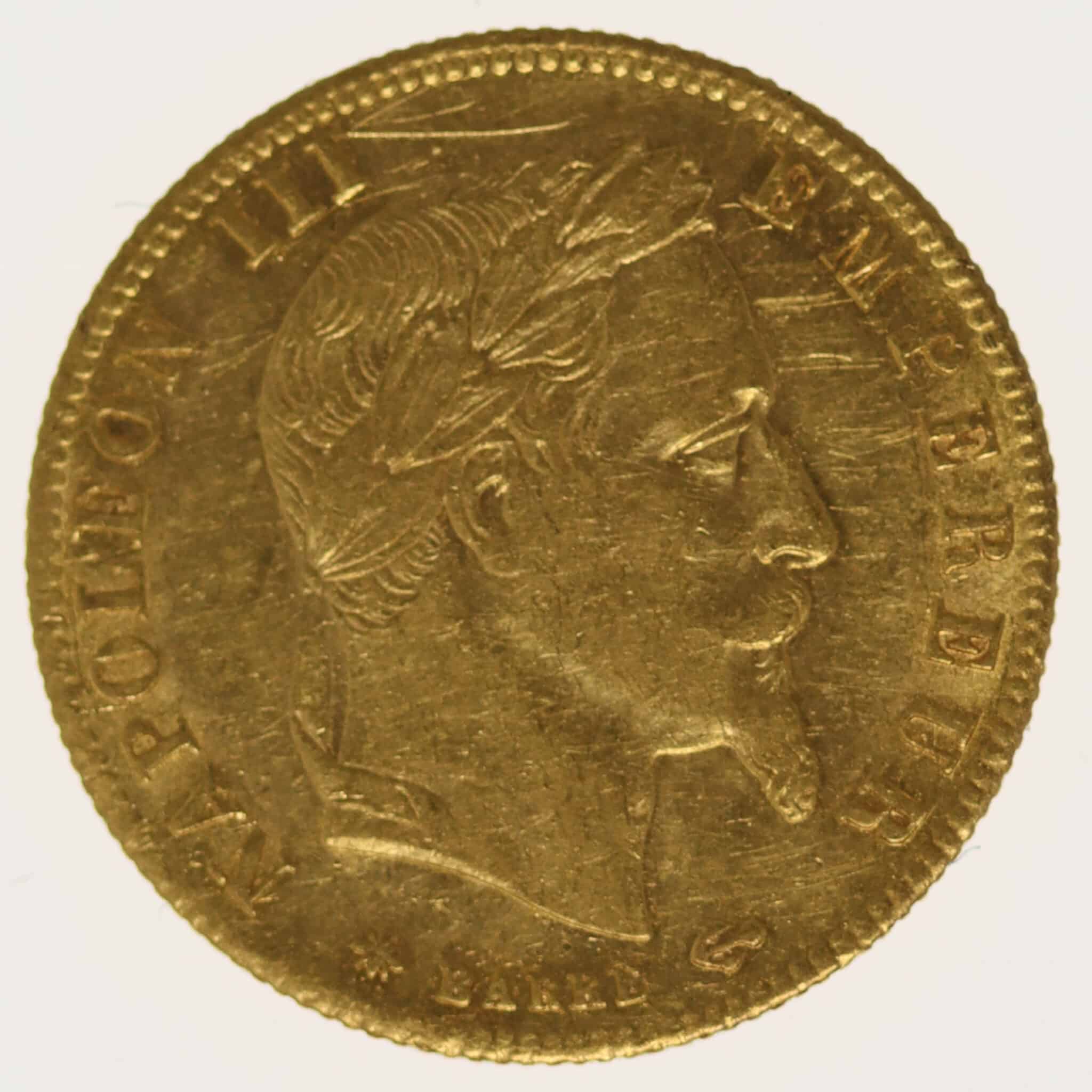 frankreich - Frankreich Napoleon III. 5 Francs 1866 A