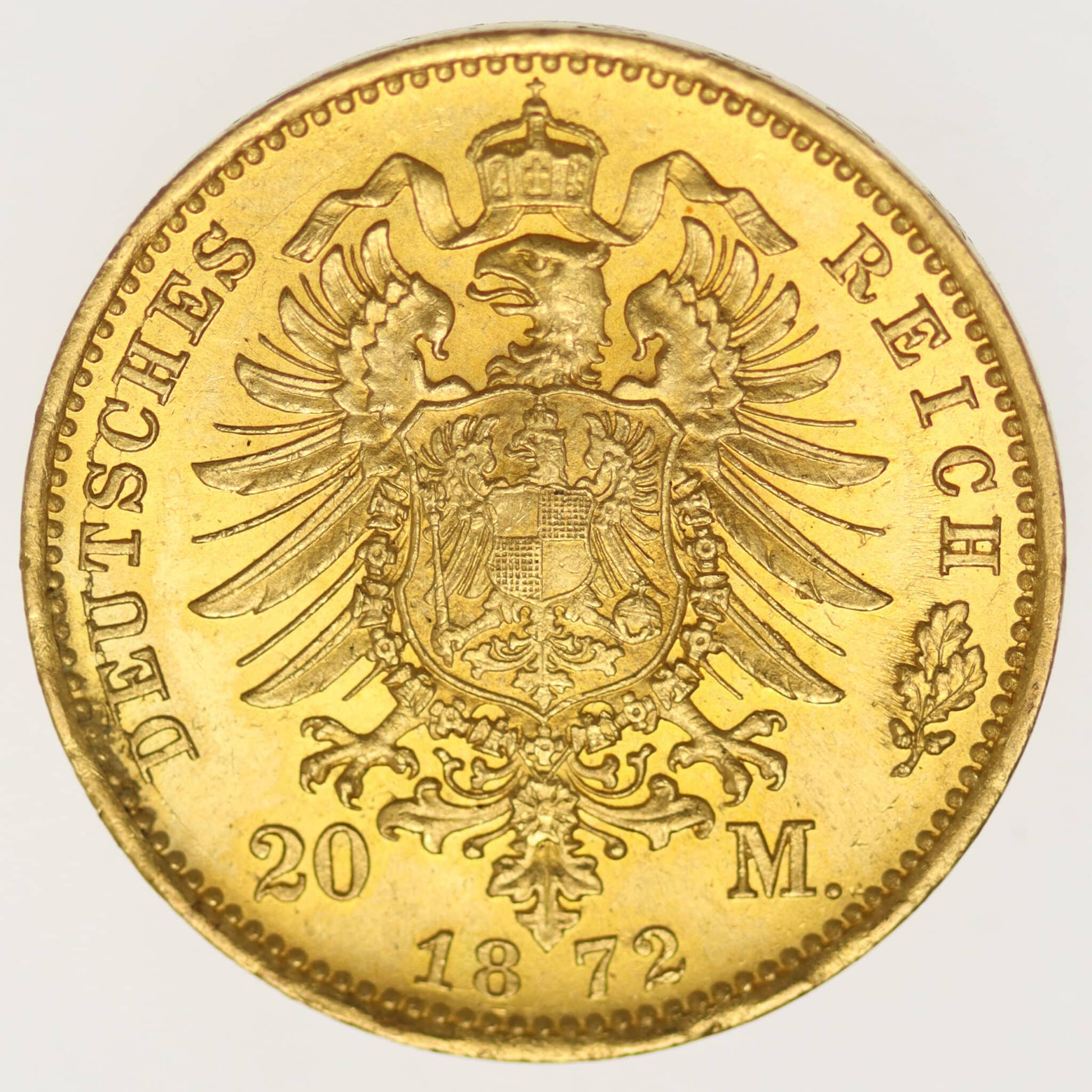 deutsches-kaiserreich-ab-1871 - Preussen Wilhelm I. 20 Mark 1872 A