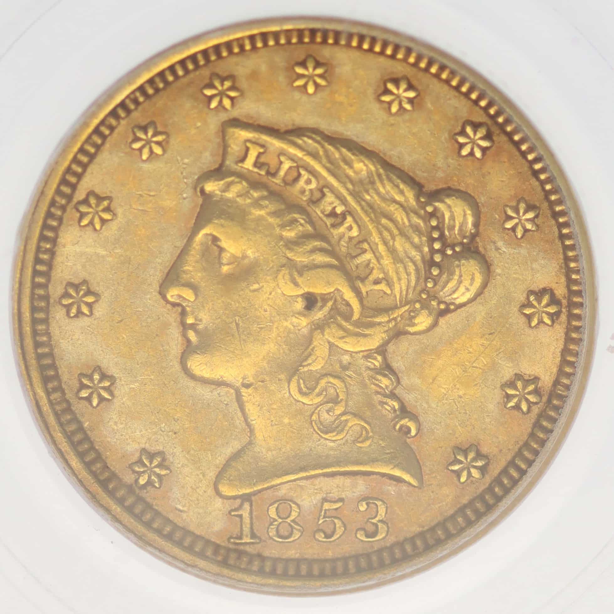 USA 2,5 Dollars 1853 Liberty / Kopf usa - USA 2,5 Dollars 1853 Liberty / Kopf