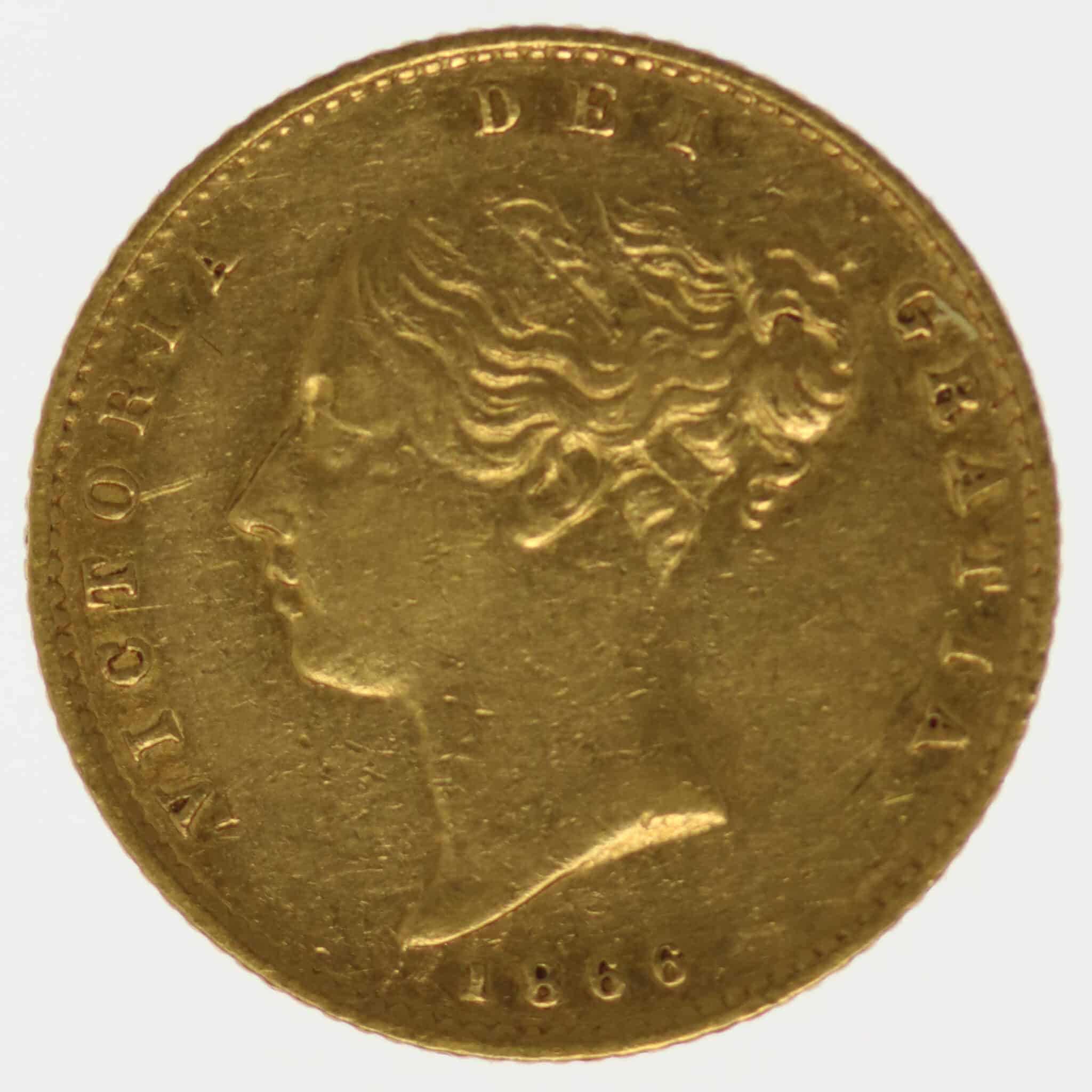 grossbritannien - Australien Victoria 1/2 Sovereign 1866