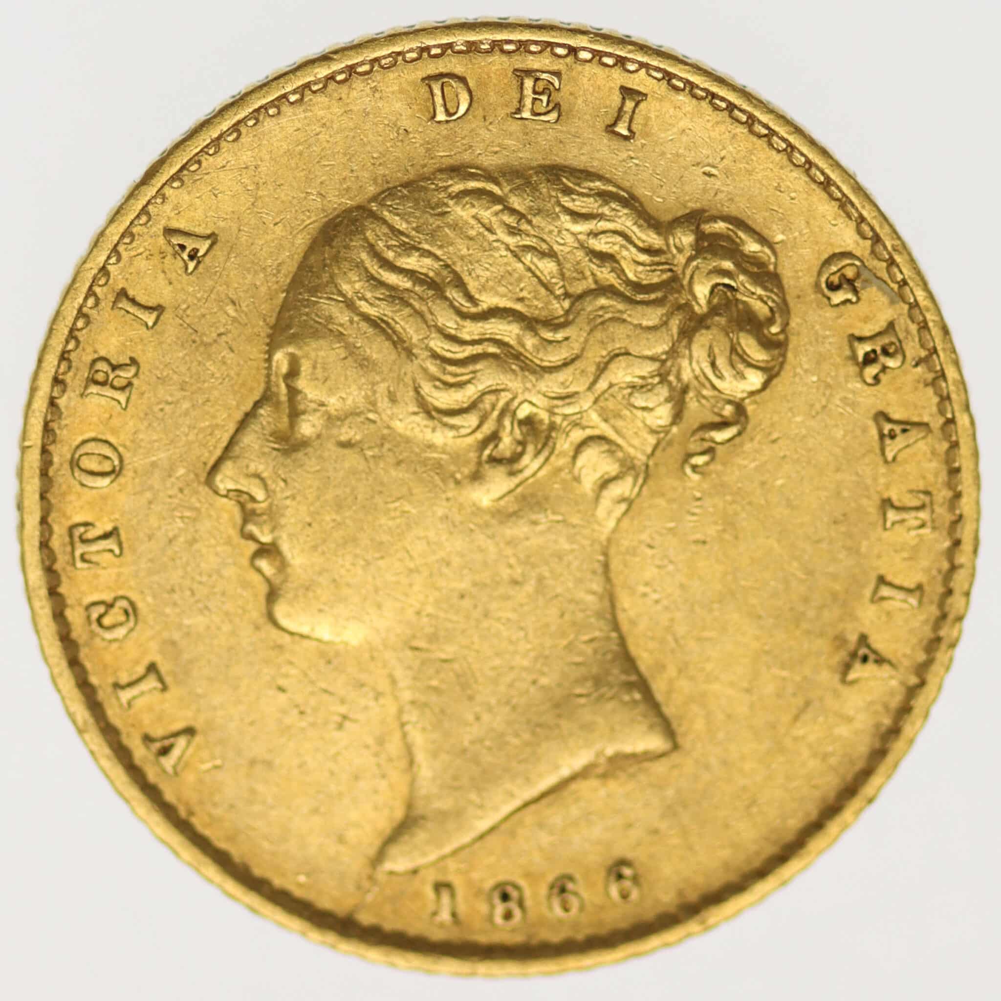 grossbritannien - Australien Victoria 1/2 Sovereign 1866