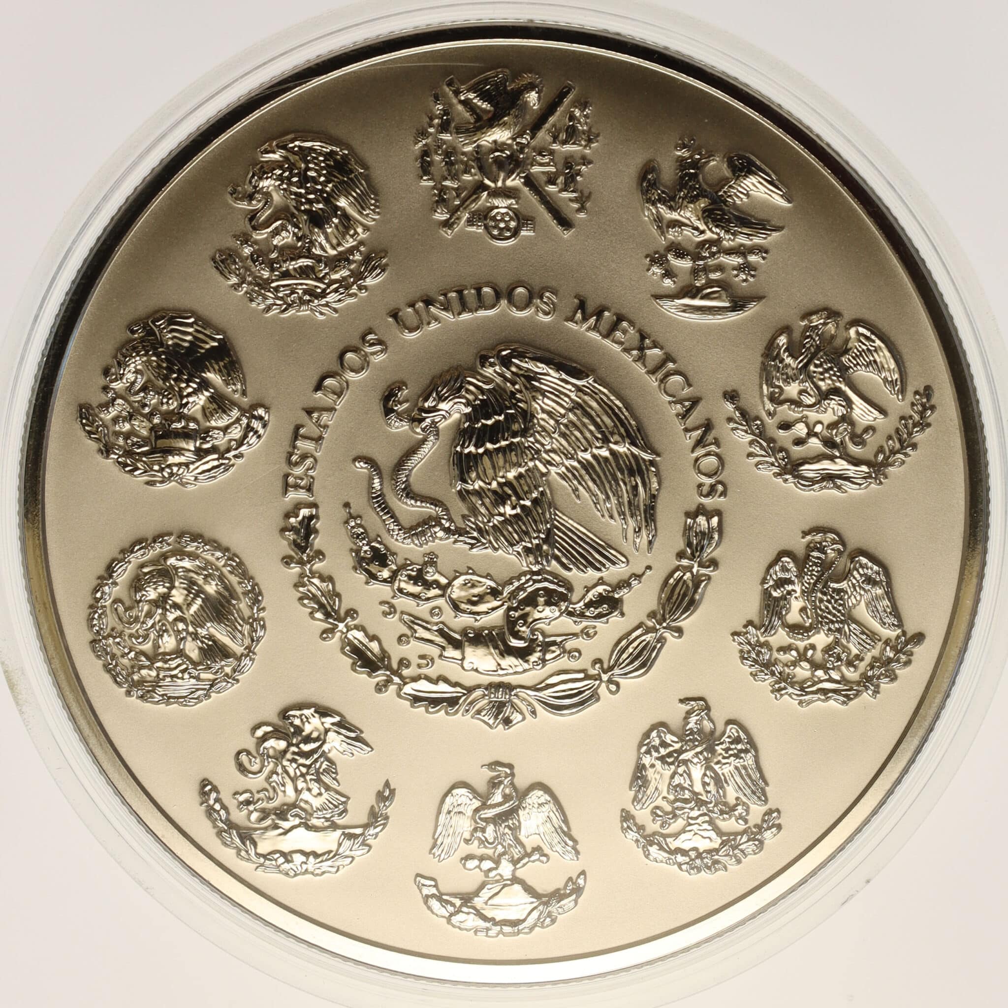 mexiko-silbermuenzen-uebrige-welt - Mexiko Silbermünze 1 Kilogramm 2008 Libertad prooflike